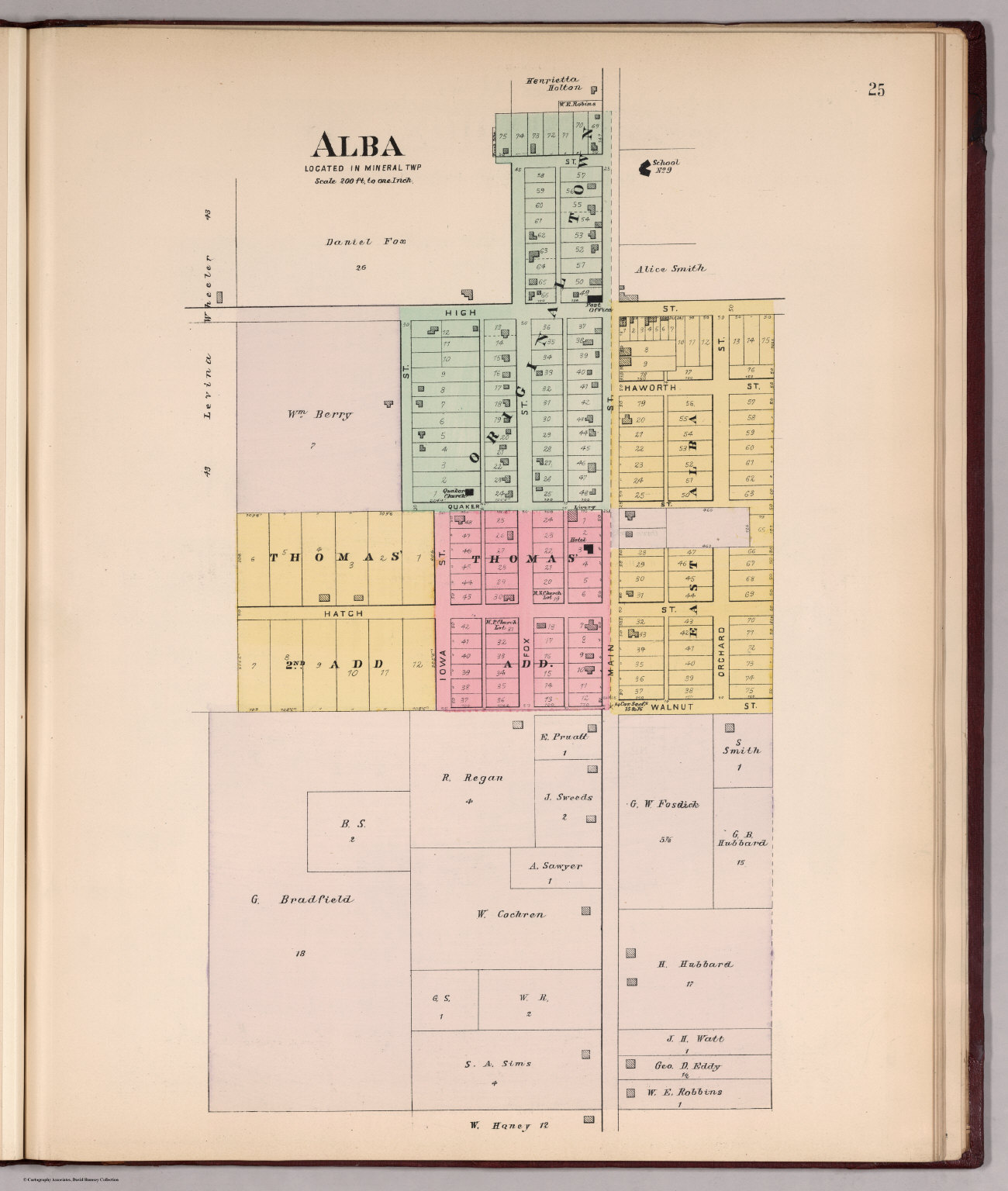 Alba, Missouri. David Rumsey Historical Map Collection