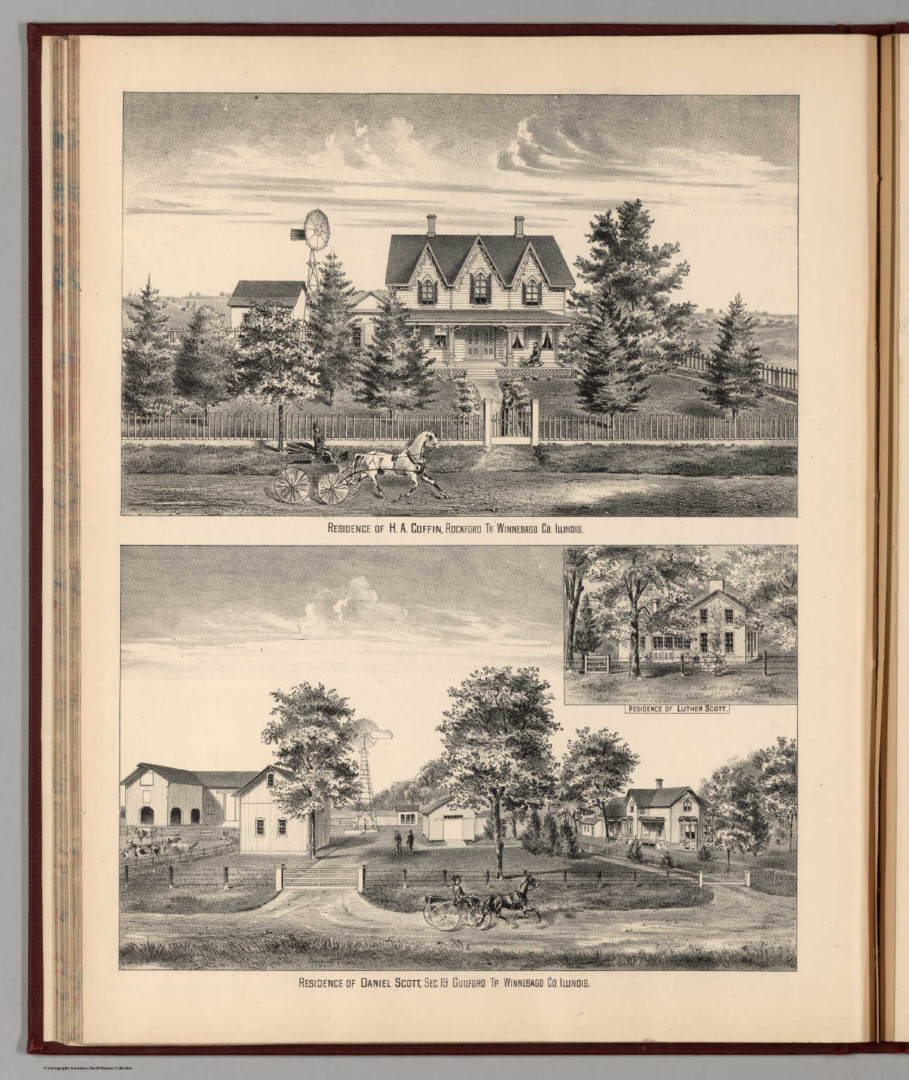 View: Residences Of H.A. Coffin, Luther Scott And Daniel Scott ...