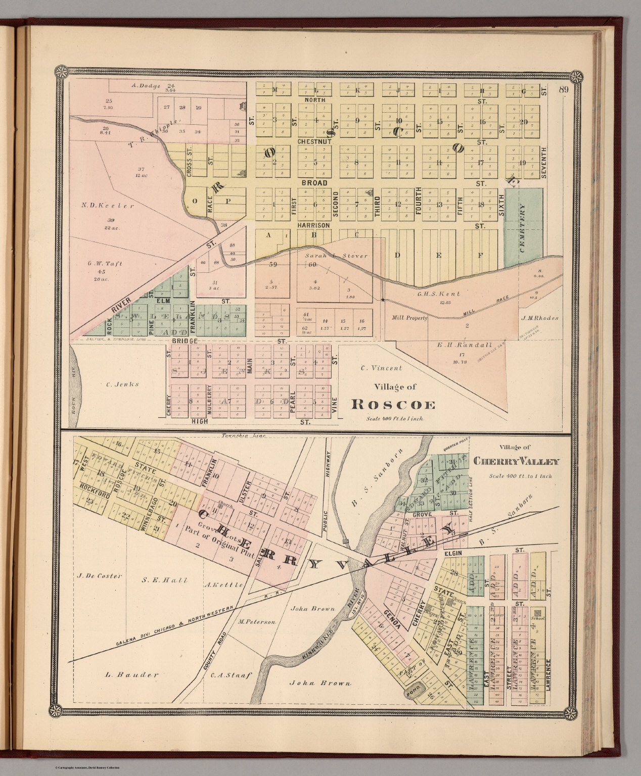 Villages of Roscoe and Cherry Valley, Winnbago County, Illinois