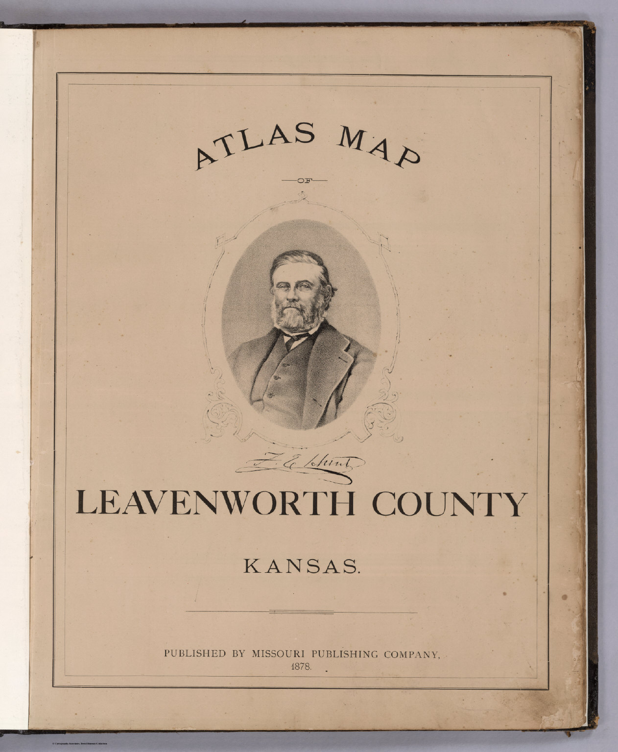 Title Page Atlas Map Of Leavenworth County Kansas. David Rumsey Historical Map Collection
