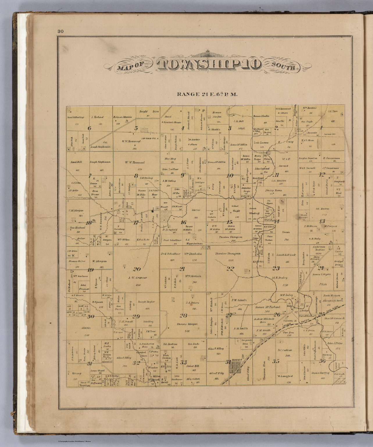 Township 10 South, Range 21 E., Leavenworth County, Kansas David
