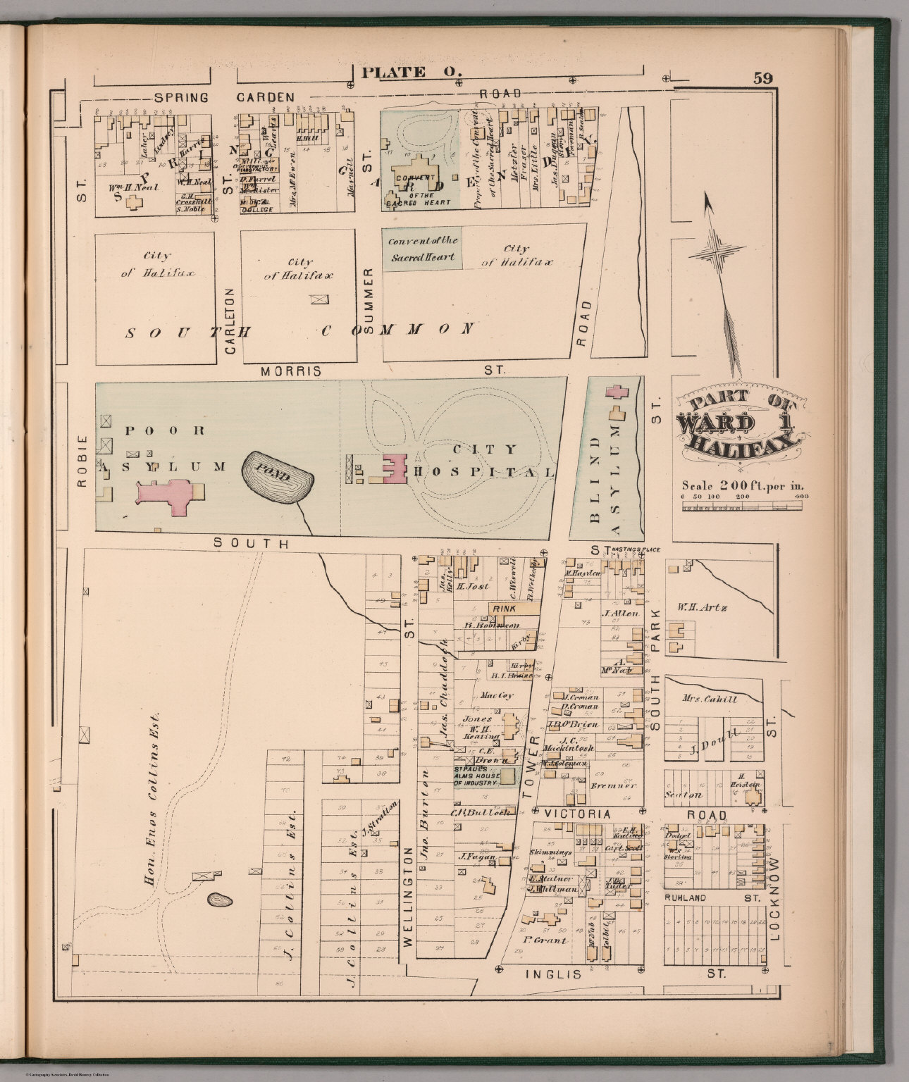 Plate O. Part of Ward 1, Halifax. - David Rumsey Historical Map Collection