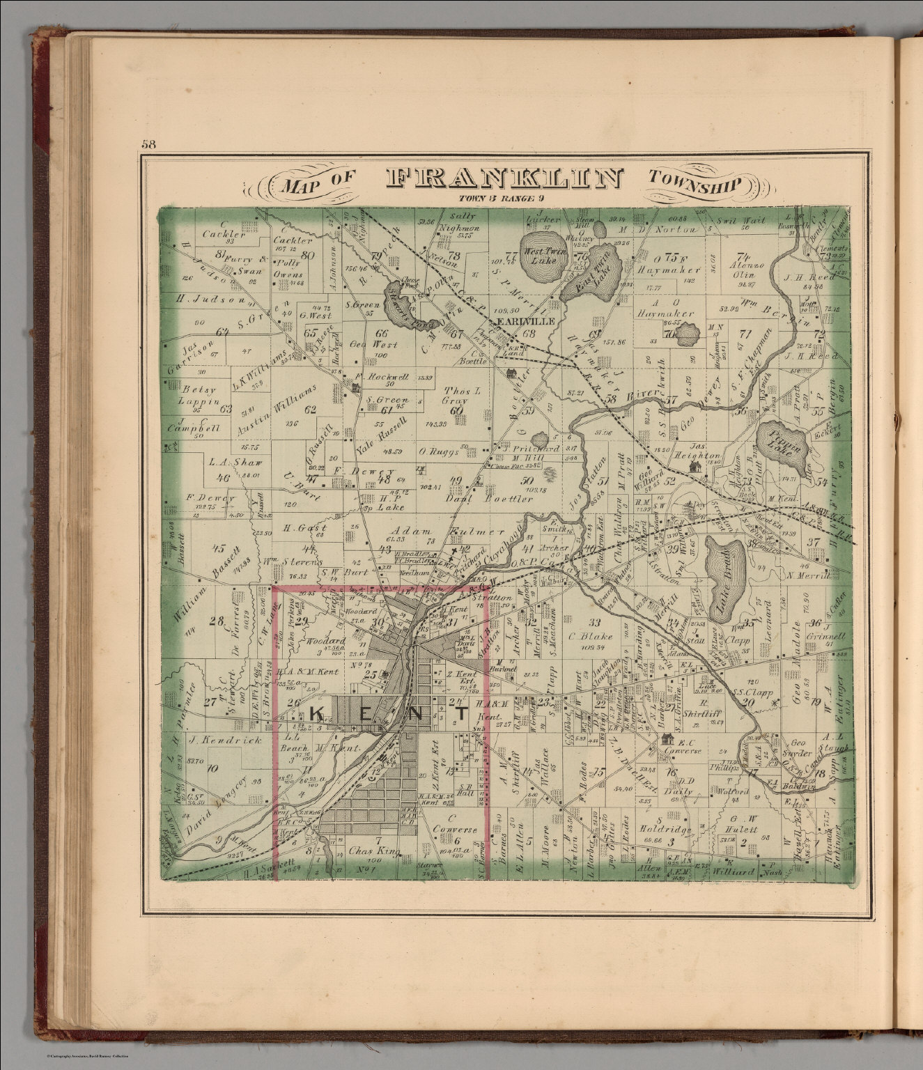 Franklin Township, Portage County, Ohio. David Rumsey Historical Map