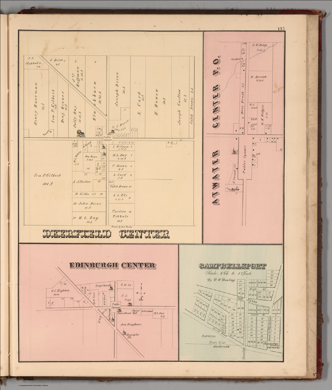 Deerfield Center. Edinburgh Center. Atwater Center P.O. Camp Bellsport