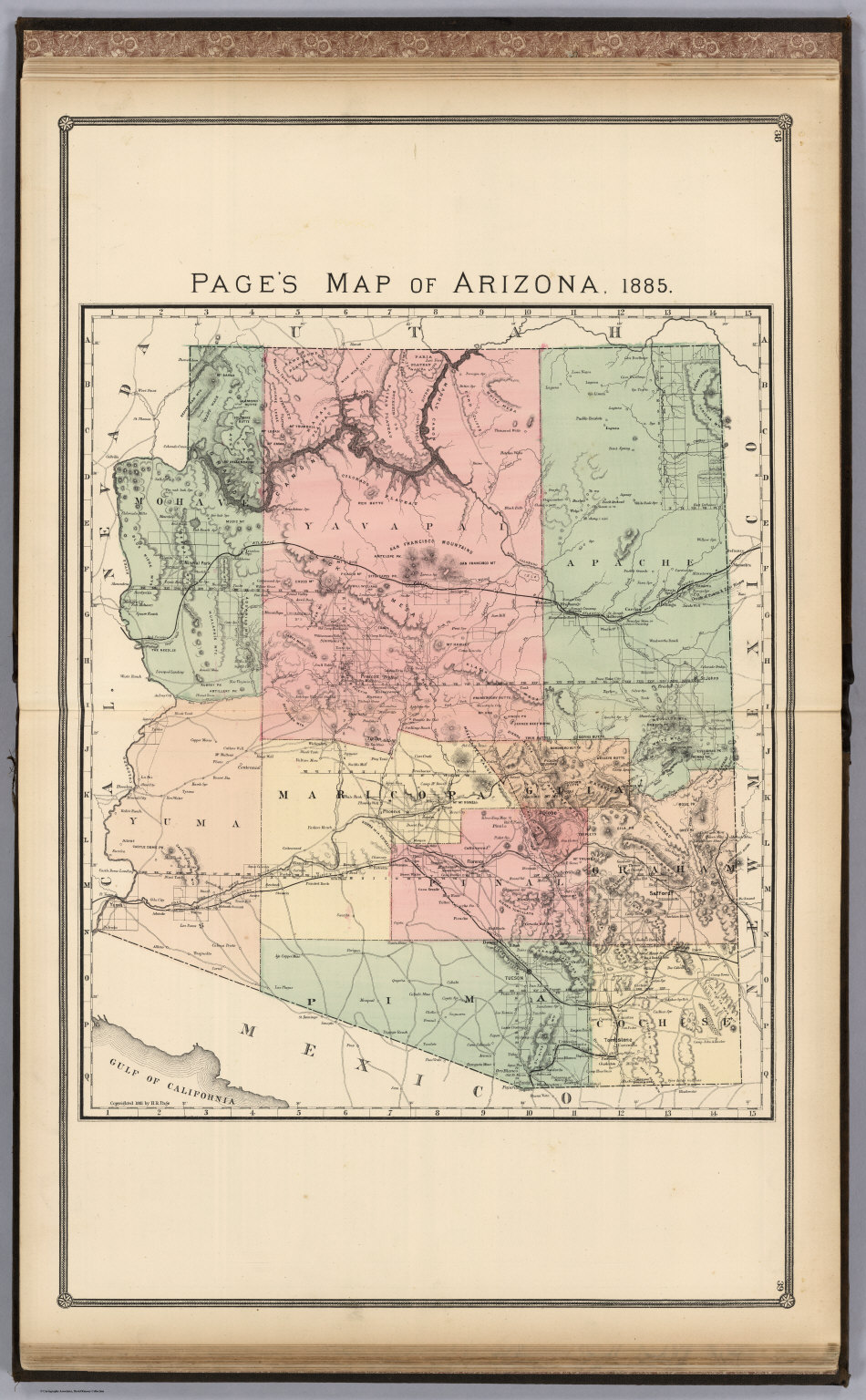 Arizona David Rumsey Historical Map Collection 5330