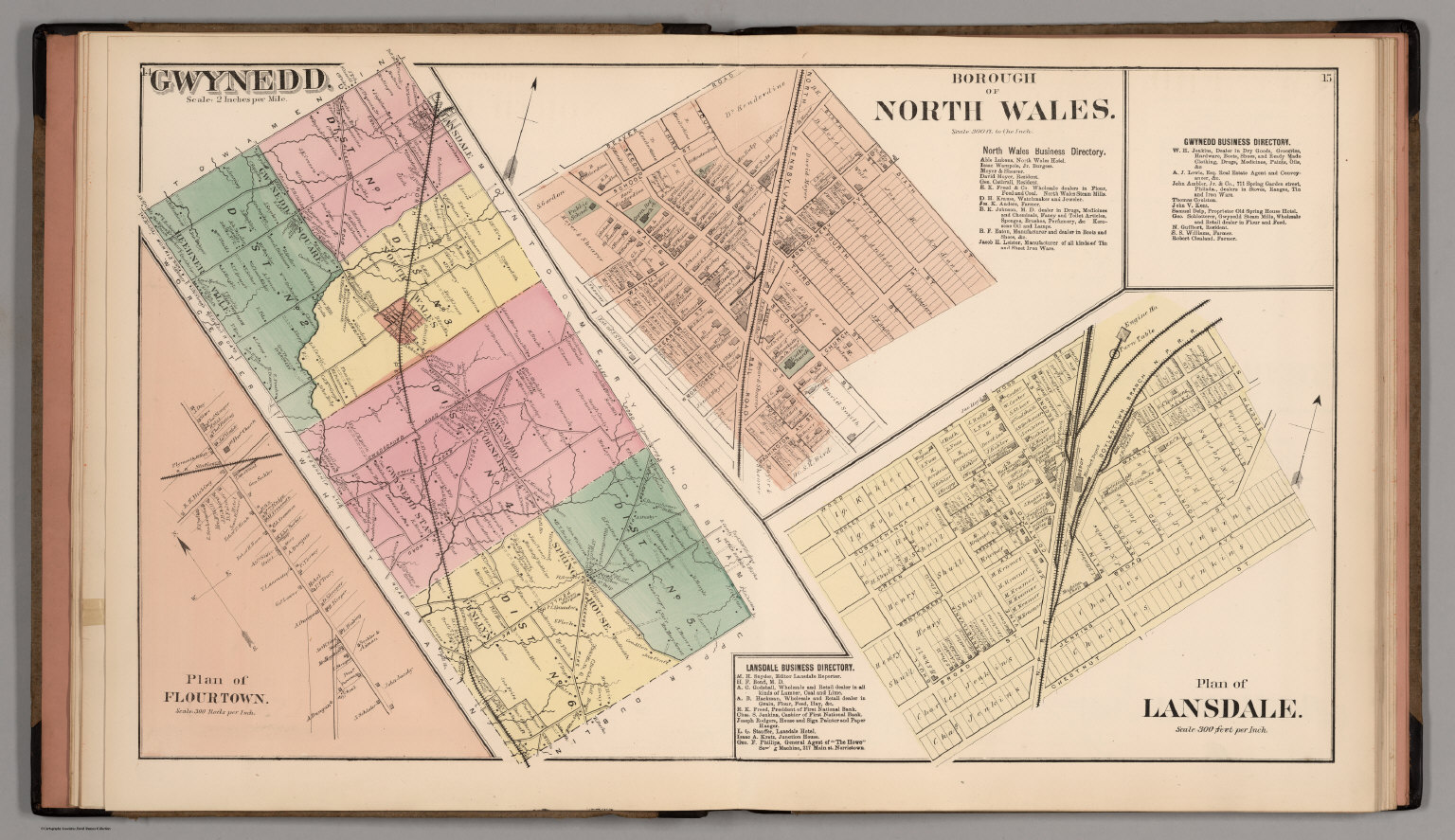 Gwynedd, Montomery County, Pennsylvania. Flourtown. North Wales