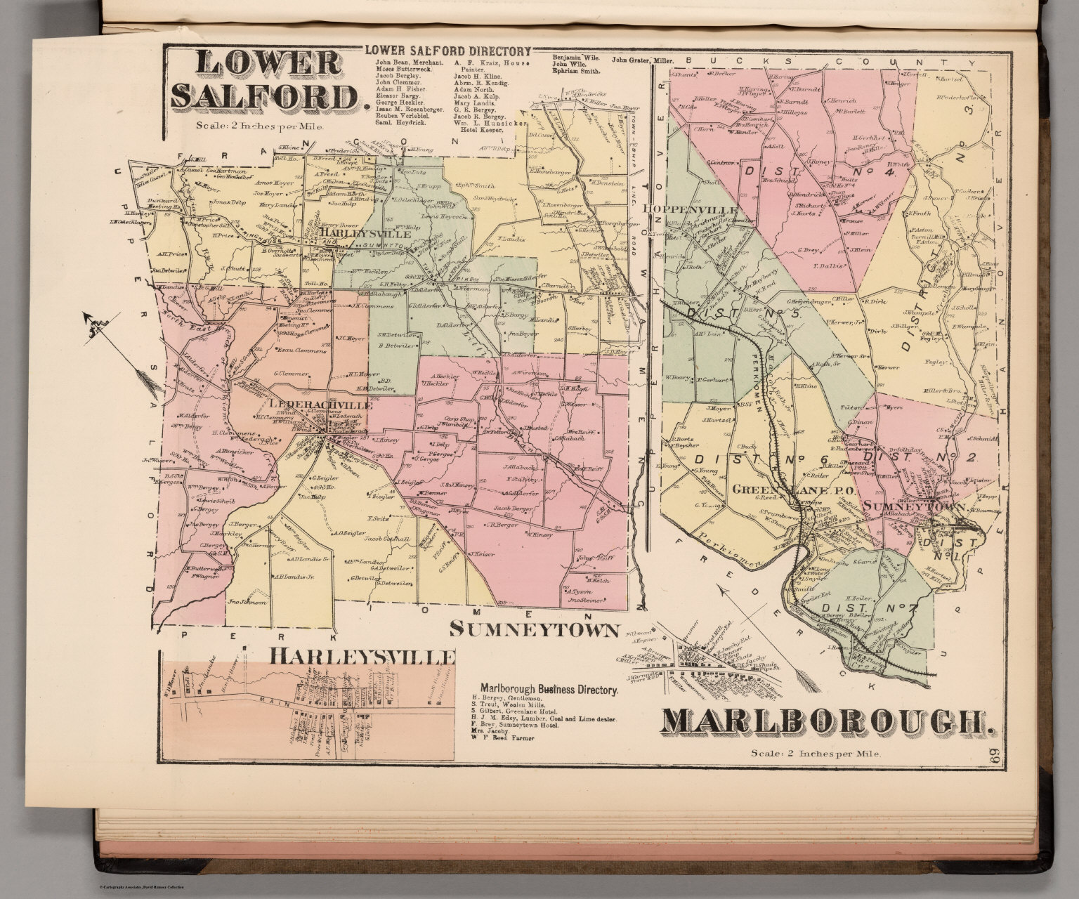 Lower Salford and Marlborough, Montogomery County, Pennsylvania
