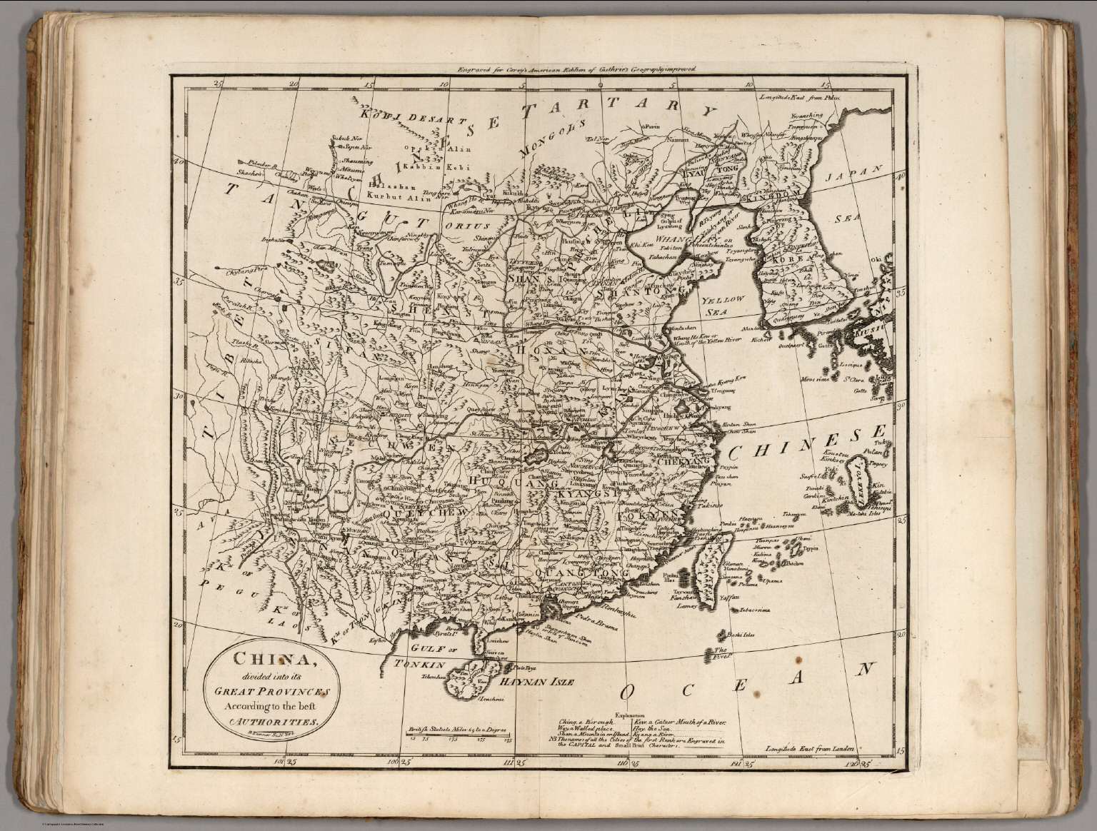 China divided into it's Great Provinces. - David Rumsey Historical Map Collection