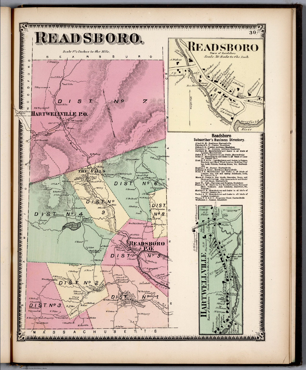 Readsboro, Bennington County, Vermont. Readsboro. Hartwellville