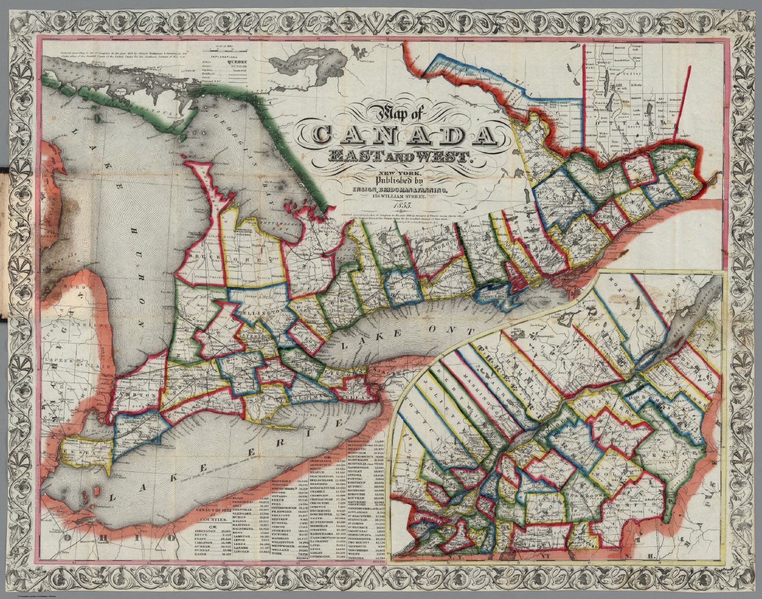 New York Canada Border Map - Maping Resources