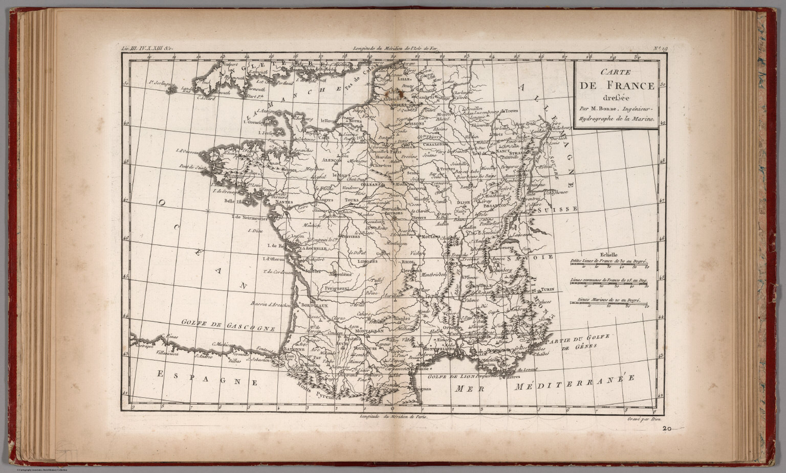 Carte De France David Rumsey Historical Map Collection