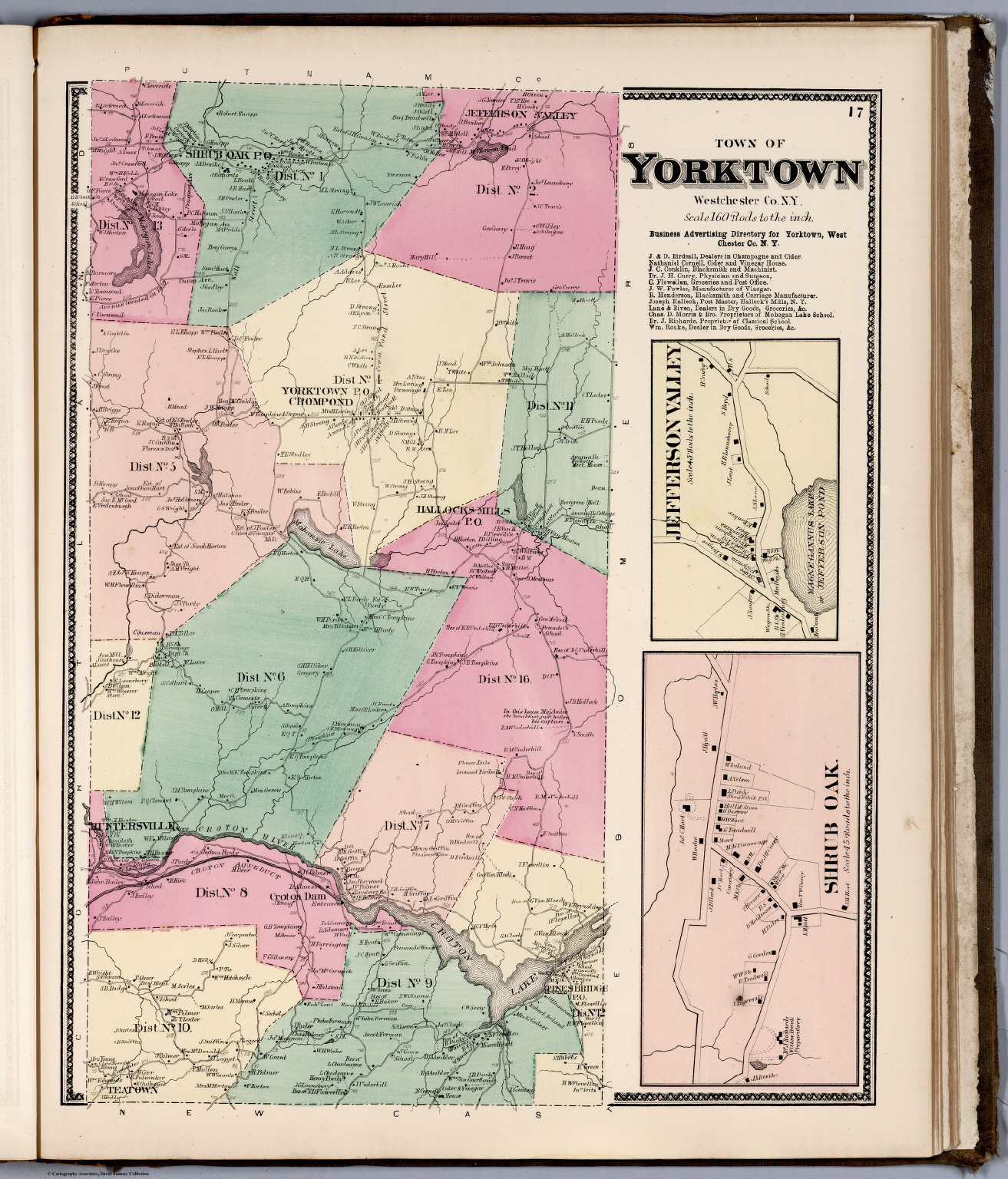 Town of Yorktown Westchester County New York (insets) Jefferson