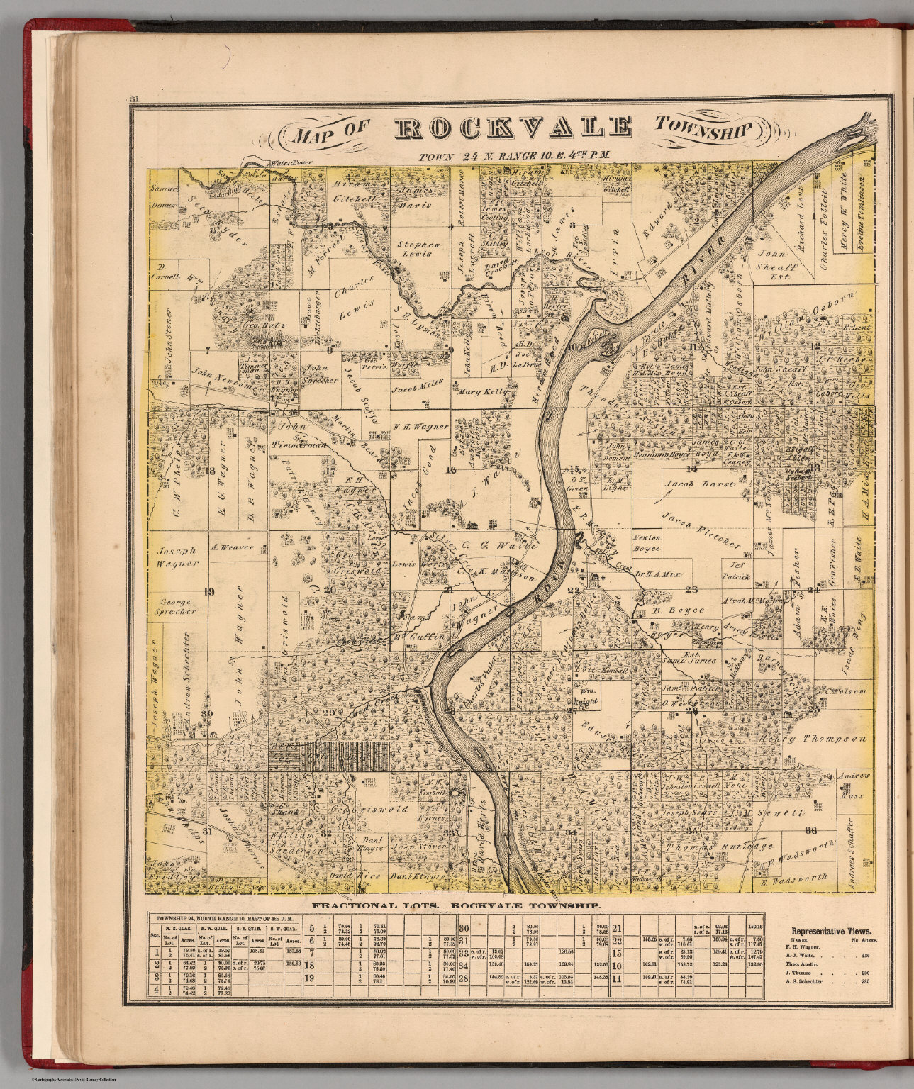 Rockvale Township Ogle County Illinois David Rumsey Historical Map Collection 4491