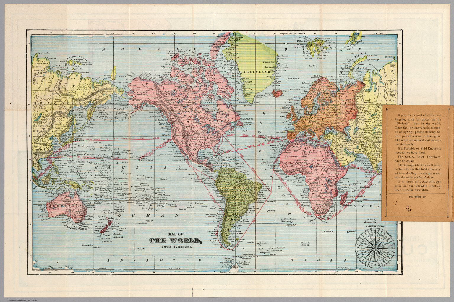 Map Of the World - David Rumsey Historical Map Collection