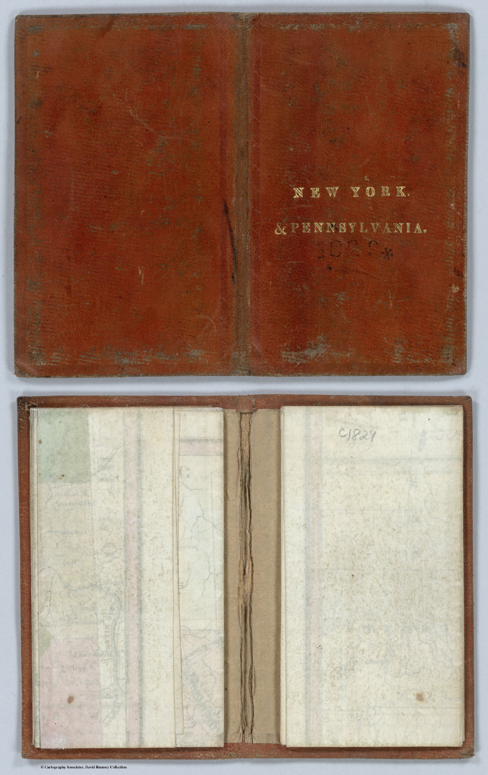 Covers: New York & Pennsylvania - David Rumsey Historical Map Collection