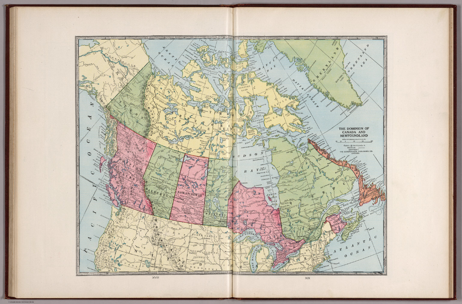 The Dominion of Canada and Newfoundland. - David Rumsey Historical Map ...