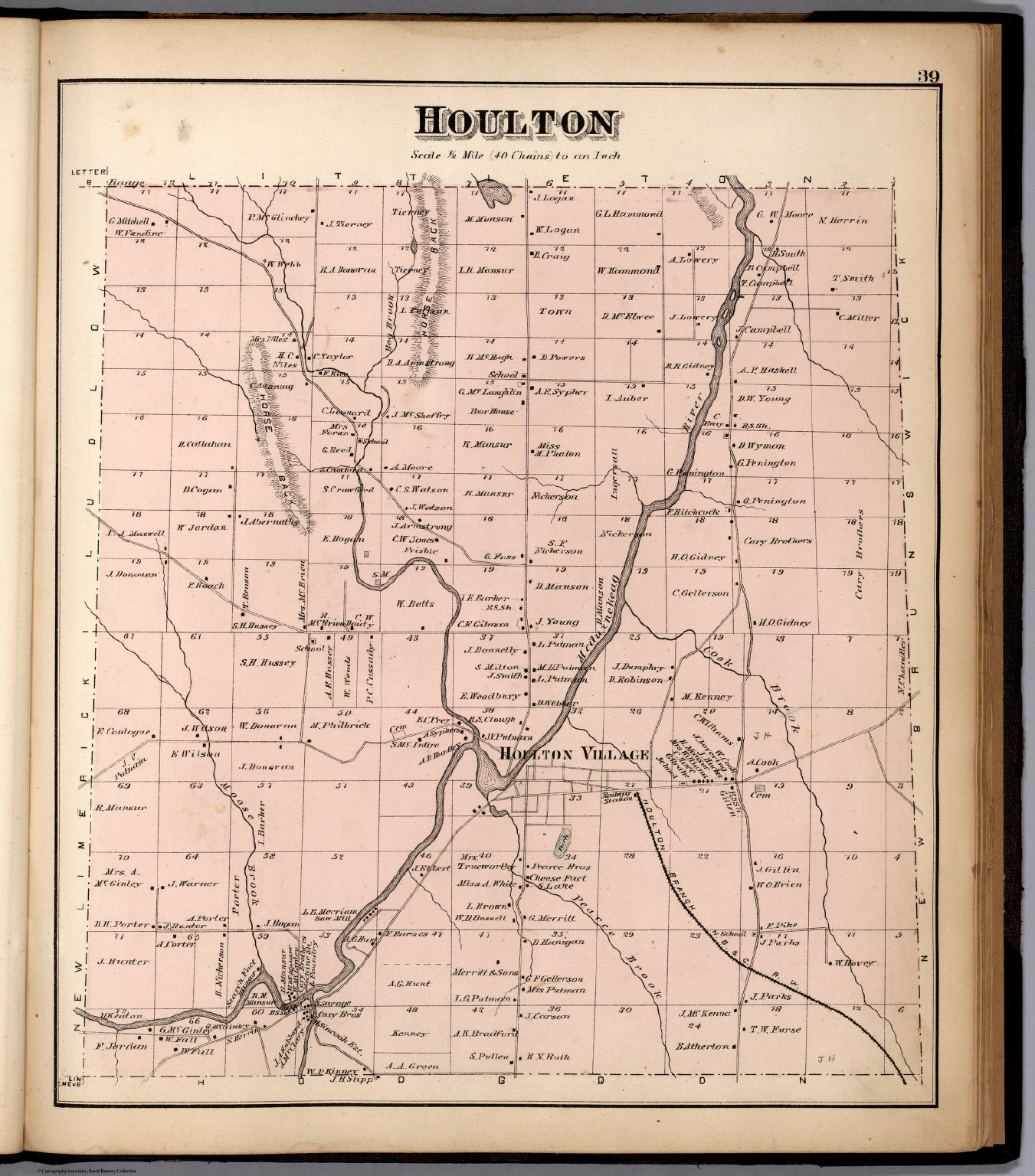 Houlton, Aroostook County, Maine. David Rumsey Historical Map Collection