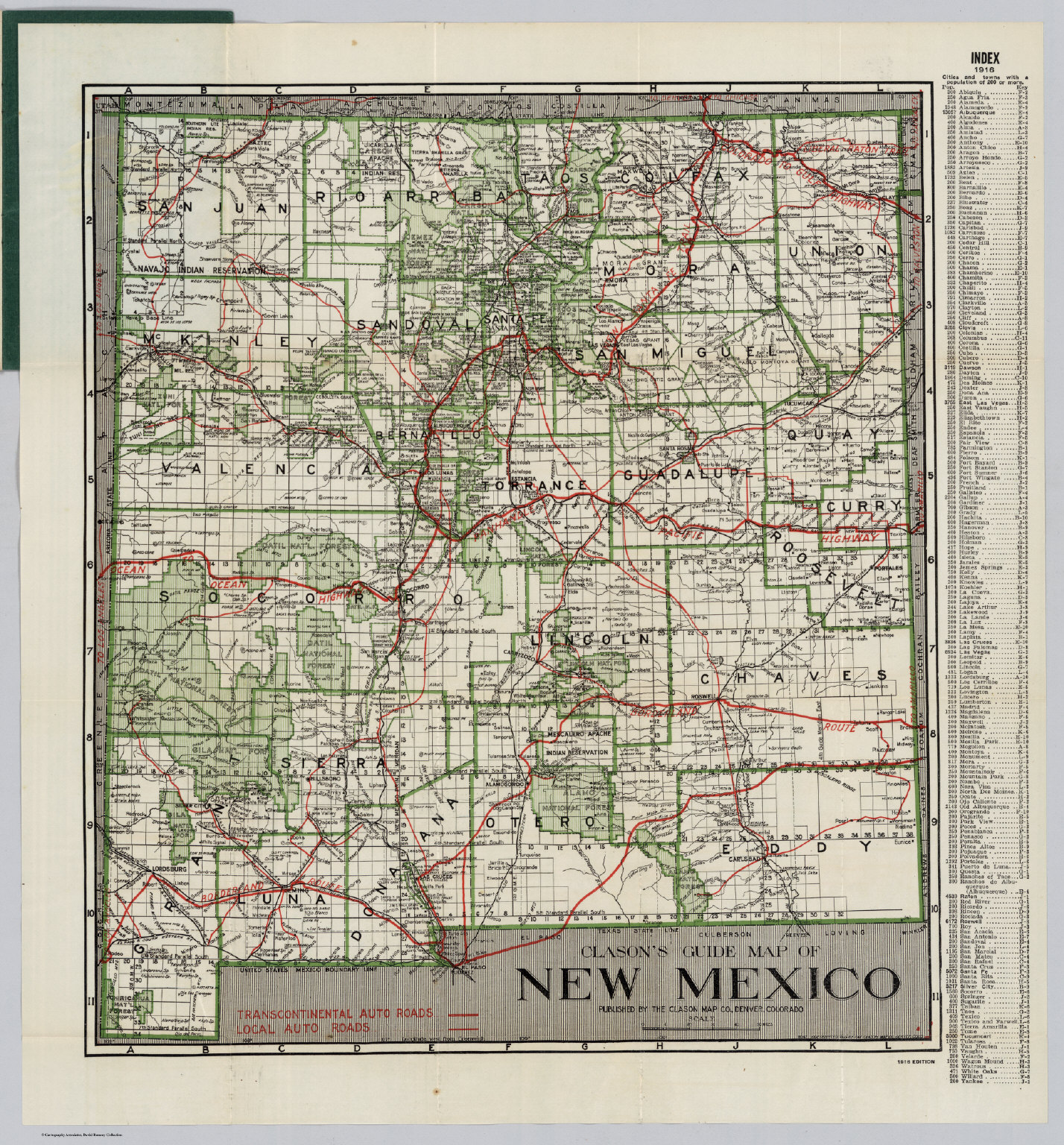 New Mexico David Rumsey Historical Map Collection