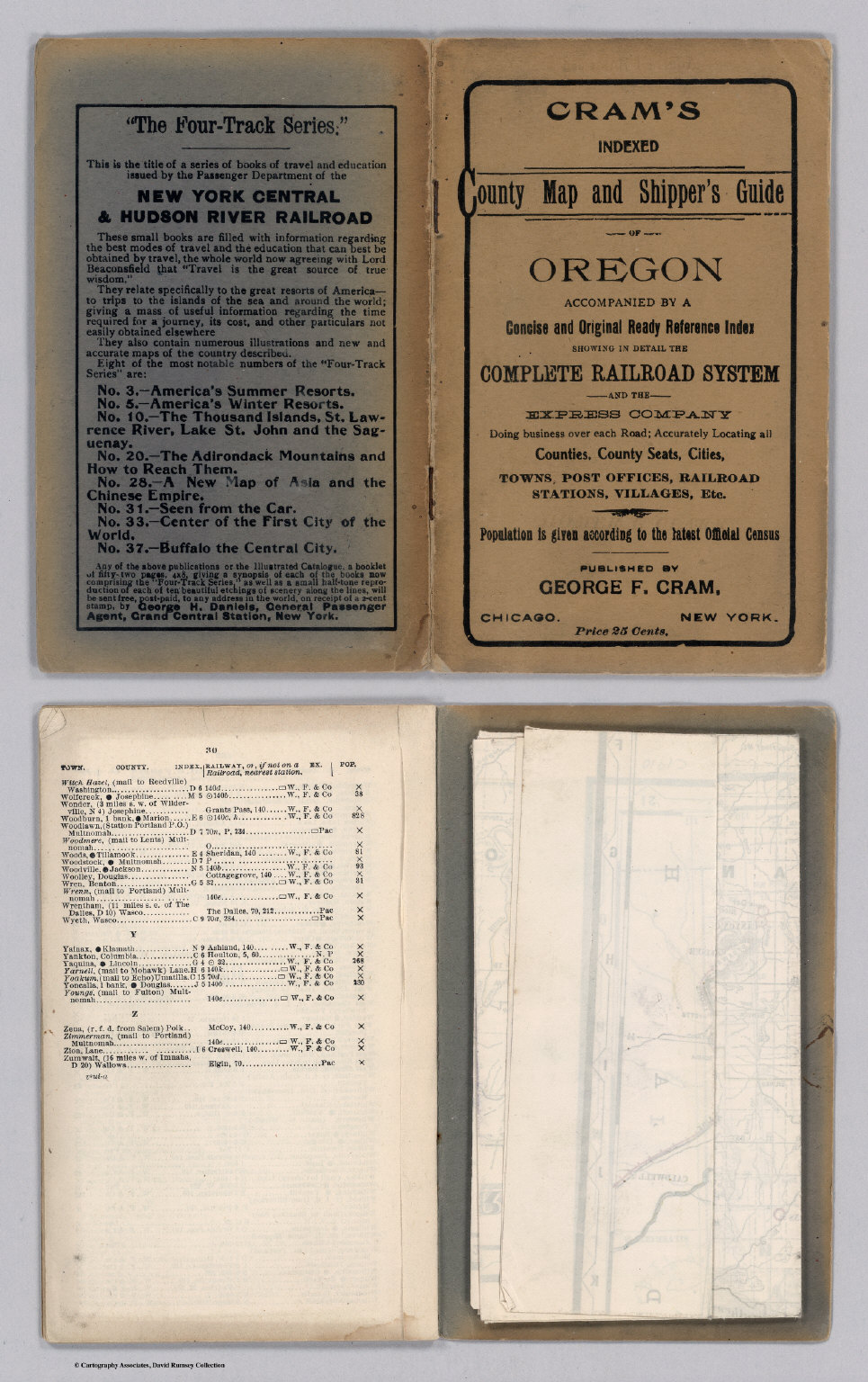 Covers Oregon David Rumsey Historical Map Collection