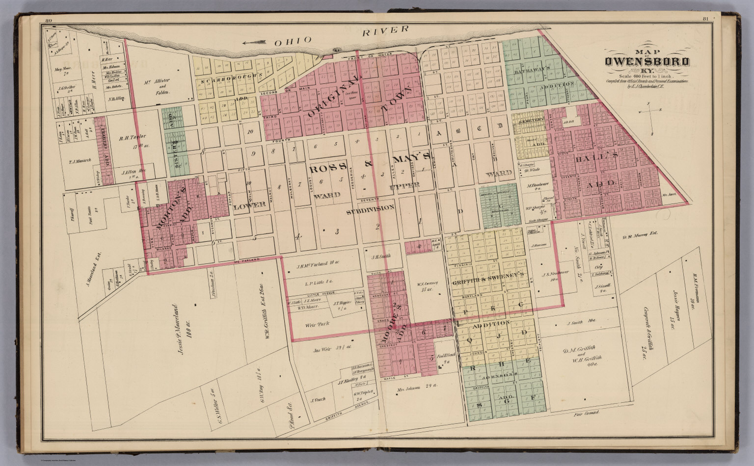 Owensboro Ky On Map Owensboro, Kentucky. - David Rumsey Historical Map Collection