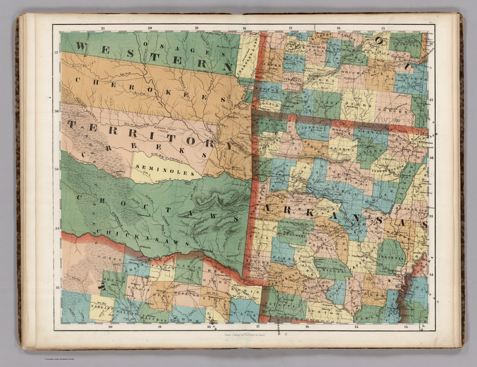 Map Of Arkansas And Oklahoma - College Map