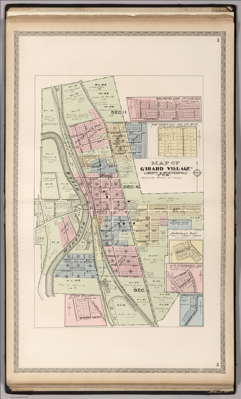 Girard Village, Ohio. David Rumsey Historical Map Collection