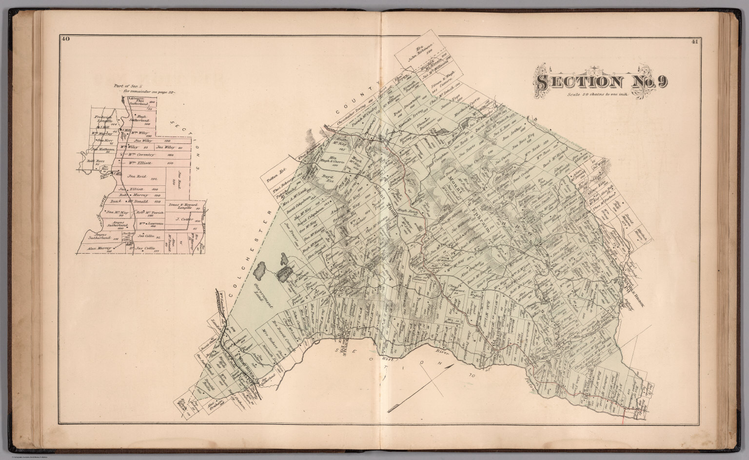Section No 9 Pictou County Nova Scotia Part Of Section 5 For