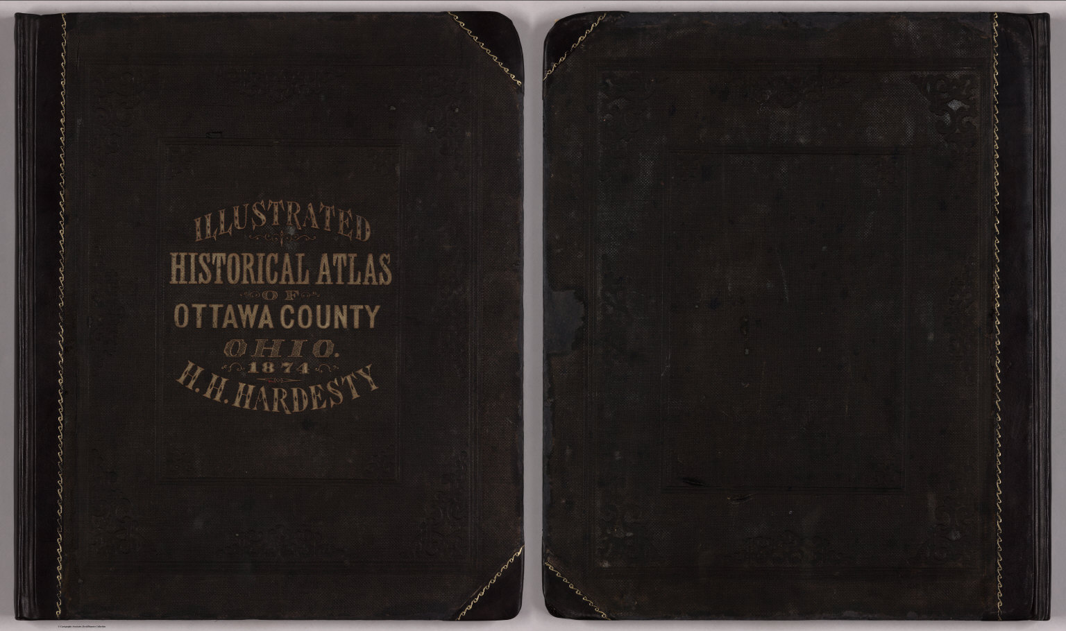 Covers Illustrated Historical Atlas Of Ottawa County, Ohio. David