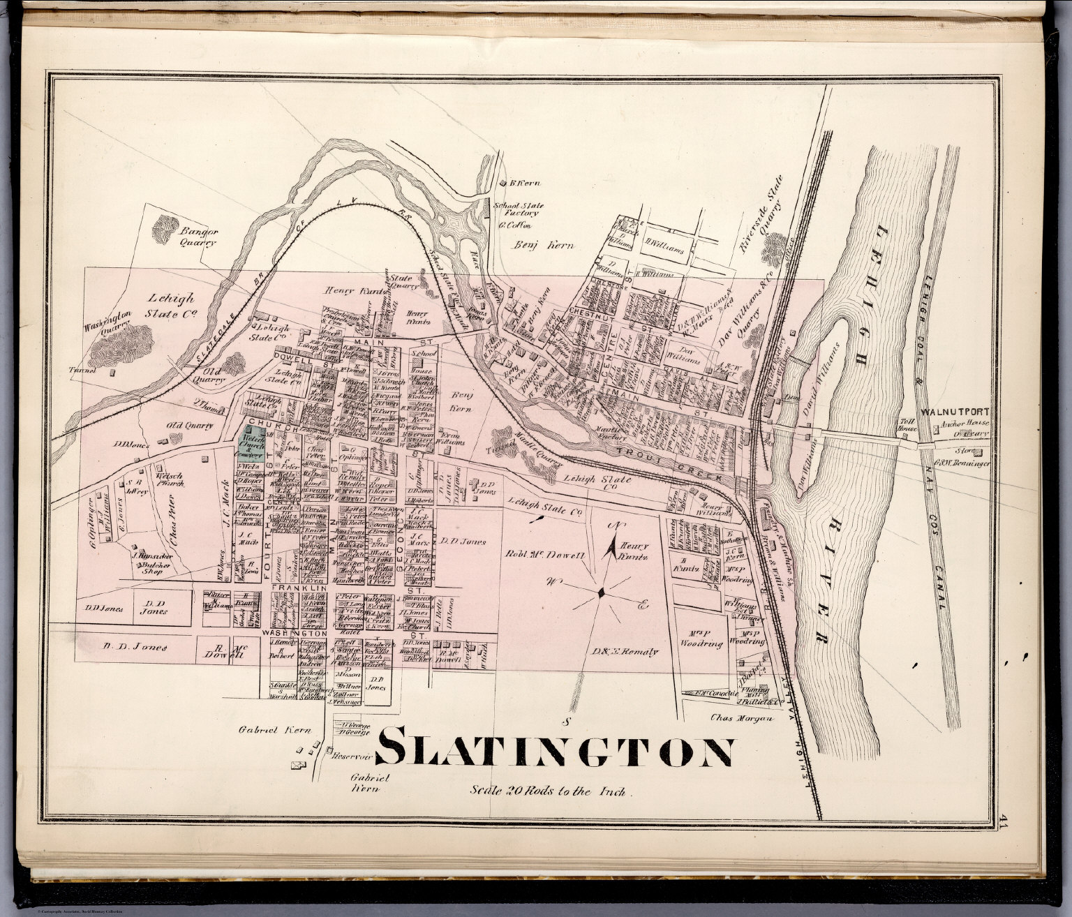 Slatington. David Rumsey Historical Map Collection