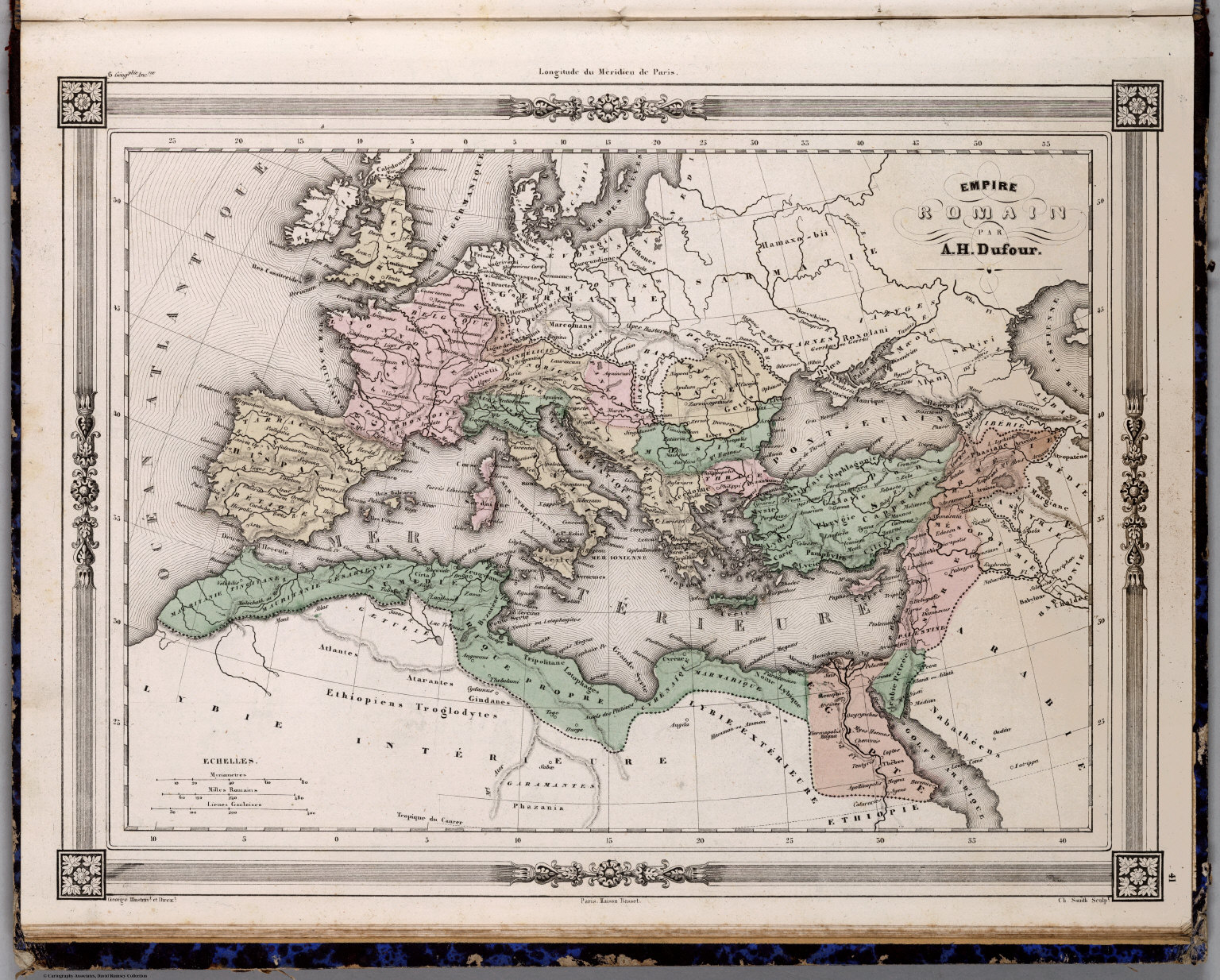 Empire Romain. David Rumsey Historical Map Collection
