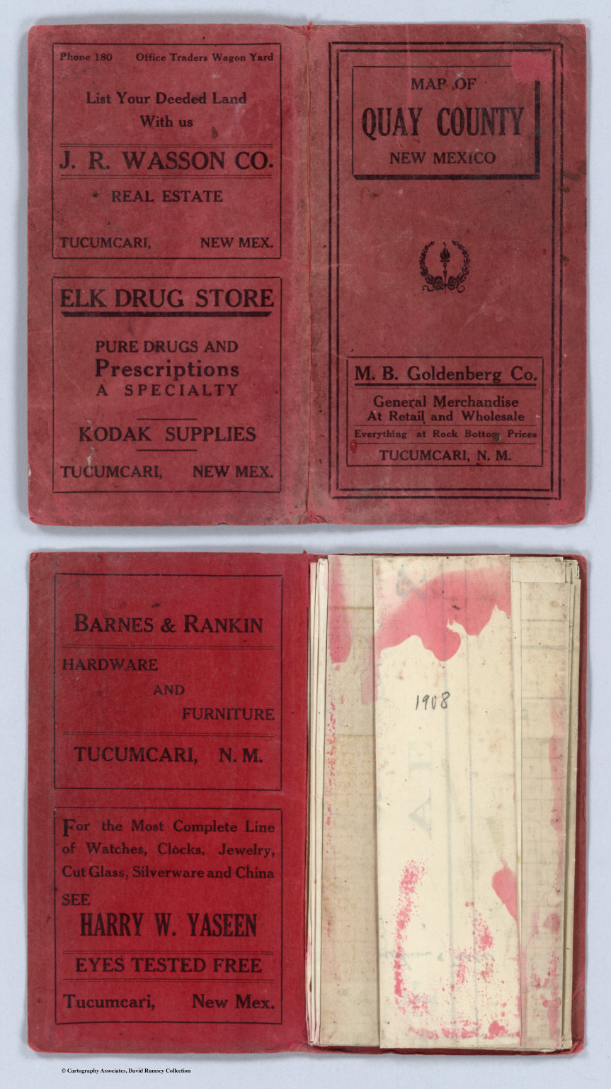 Covers Quay County New Mexico David Rumsey Historical Map Collection