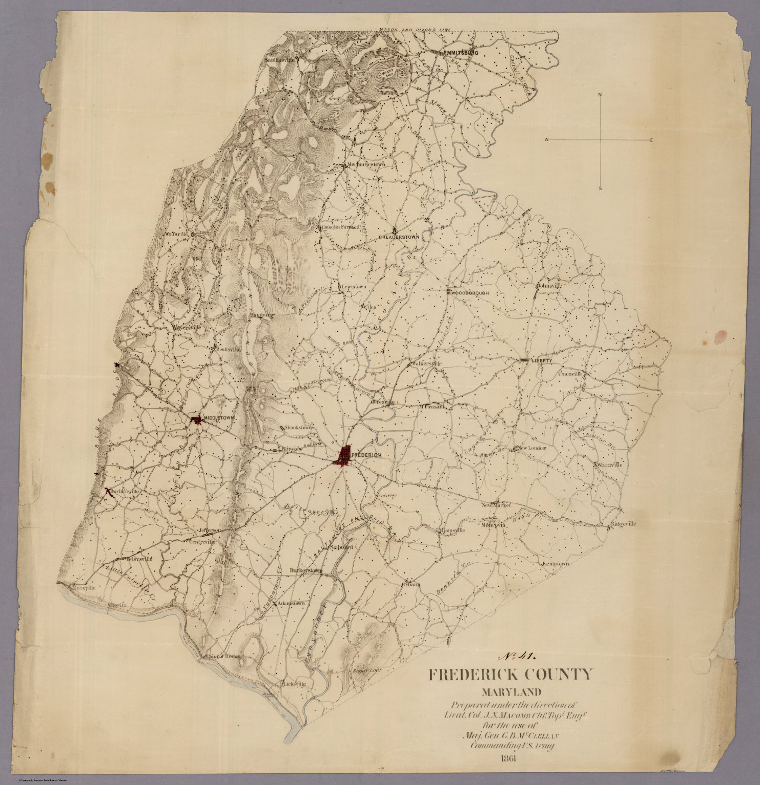 Frederick County Maryland - David Rumsey Historical Map Collection