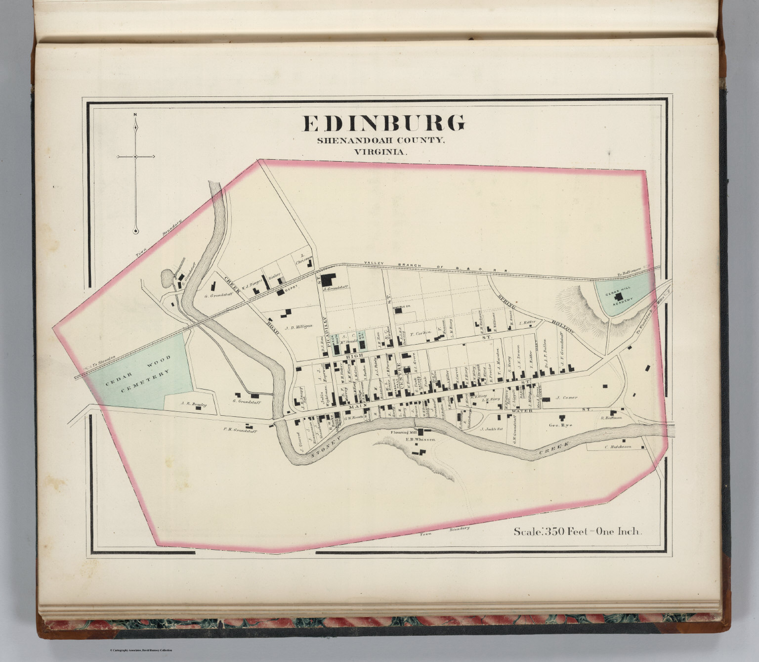 Edinburg, Virginia. David Rumsey Historical Map Collection