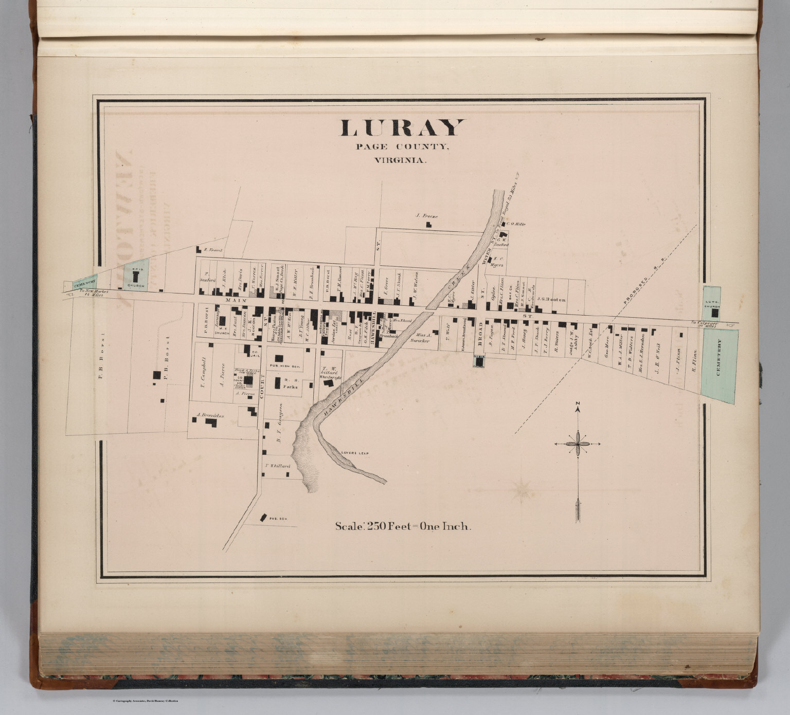 Luray, Virginia David Rumsey Historical Map Collection