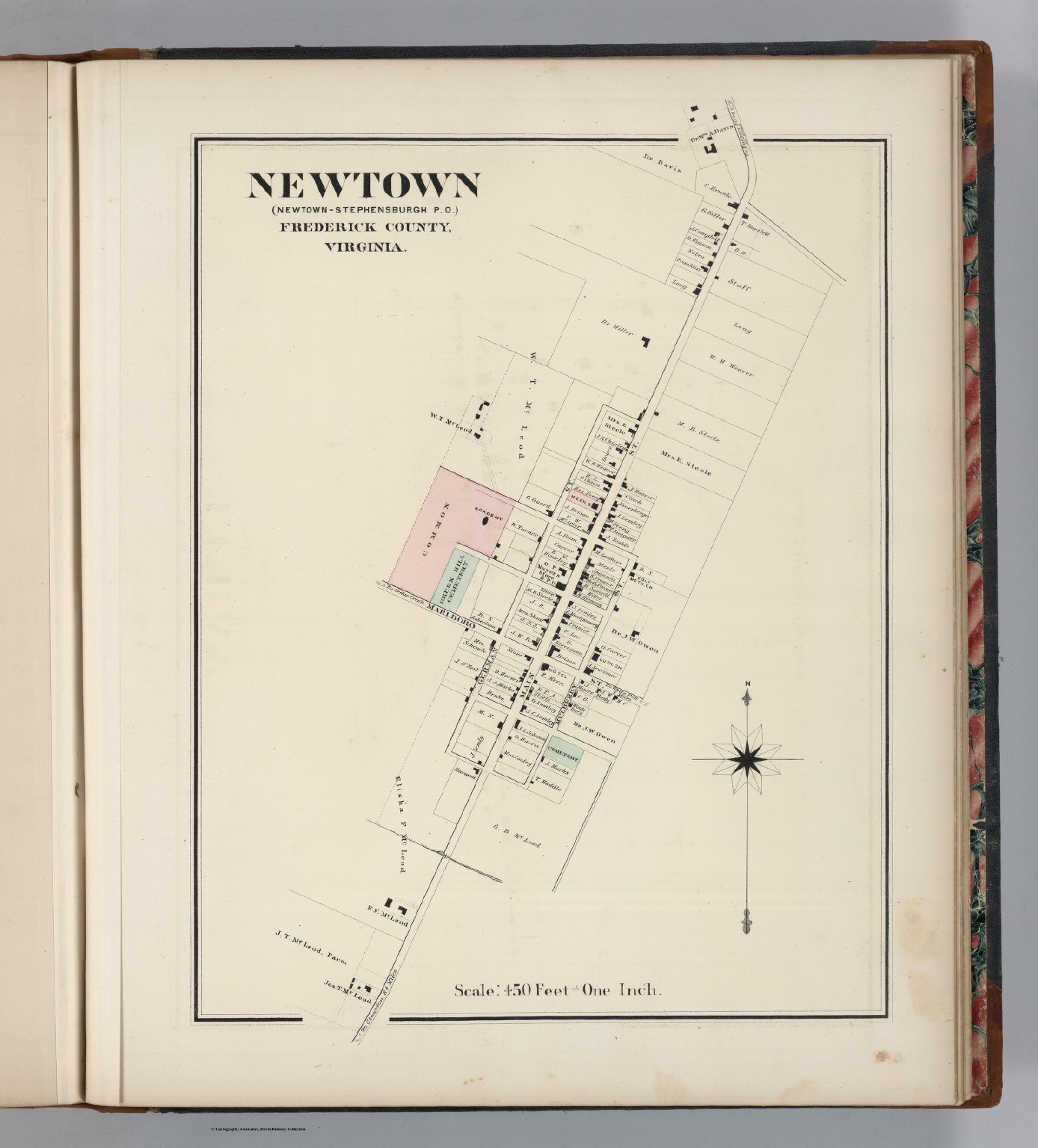 Newtown, Virginia. David Rumsey Historical Map Collection