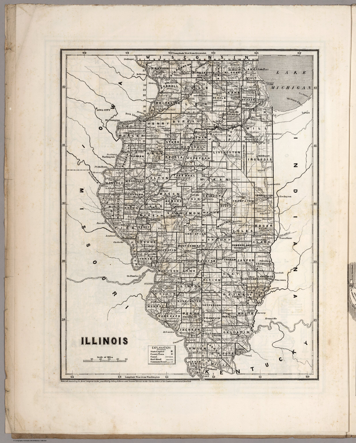 Illinois David Rumsey Historical Map Collection 4256