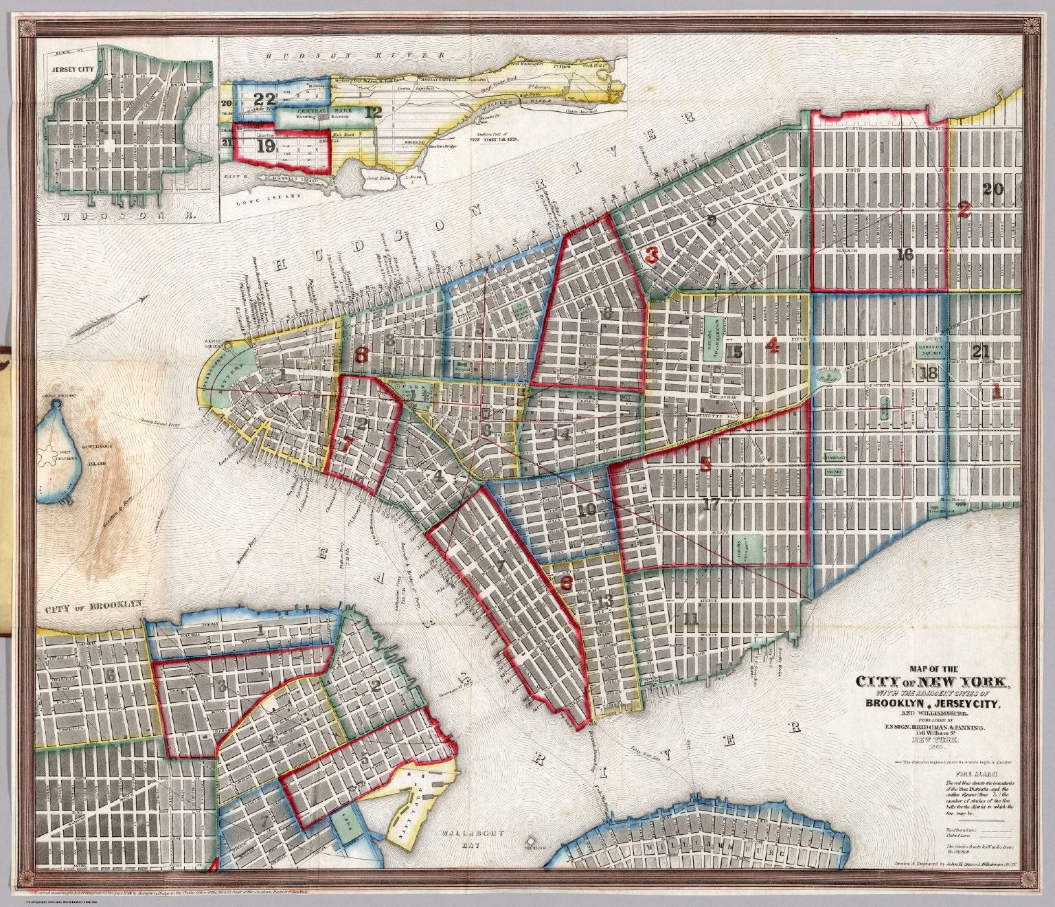 Map Of The City Of New York - David Rumsey Historical Map Collection