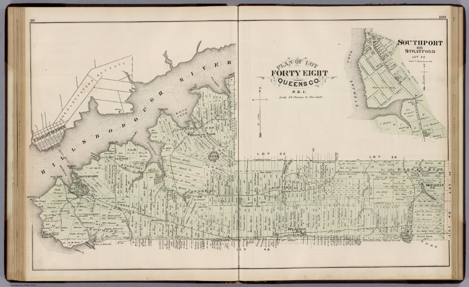 Plan of Lot Forty Eight, Queens Co., P.E.I. - David Rumsey Historical ...