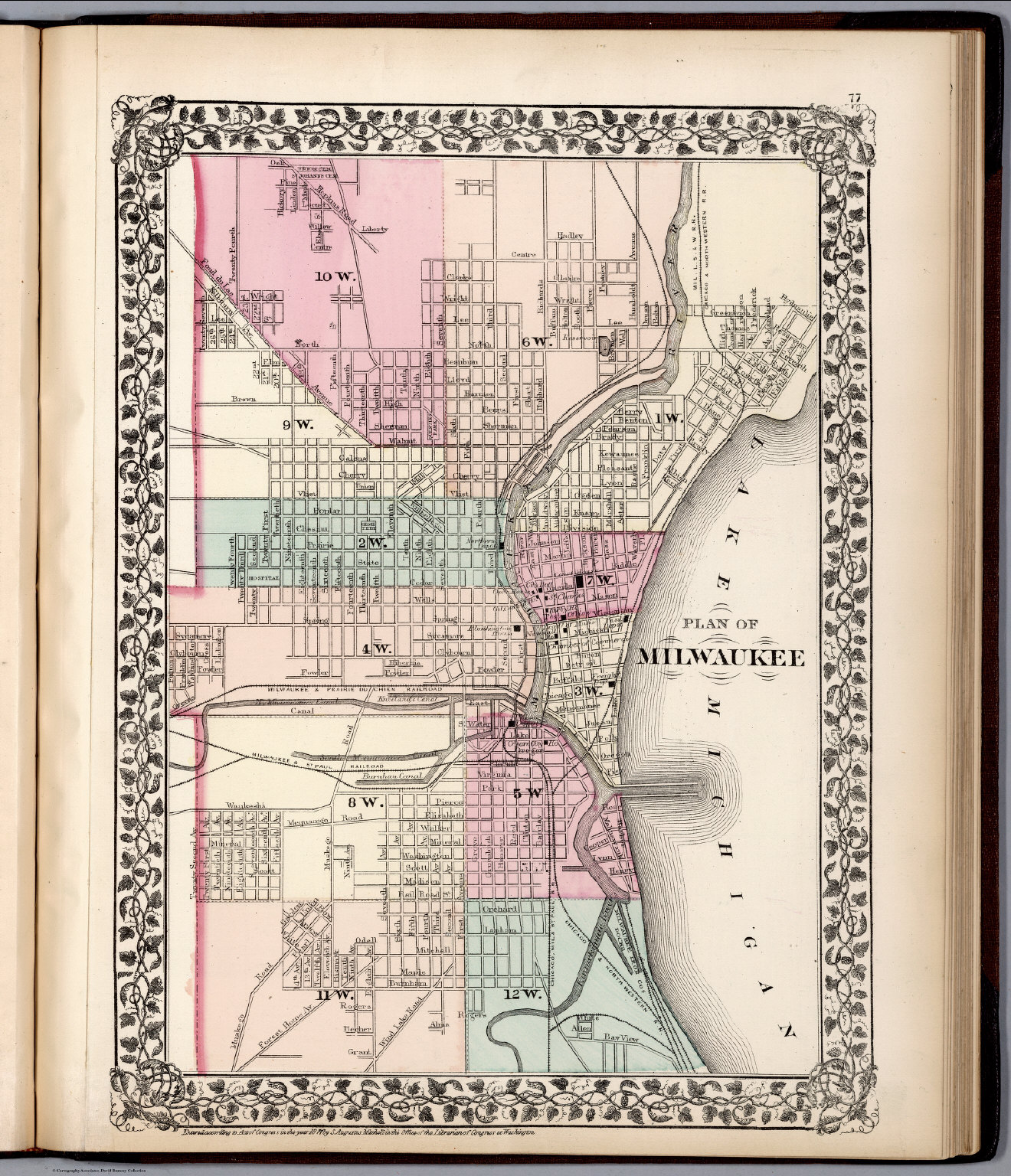 Plan Of Milwaukee - David Rumsey Historical Map Collection