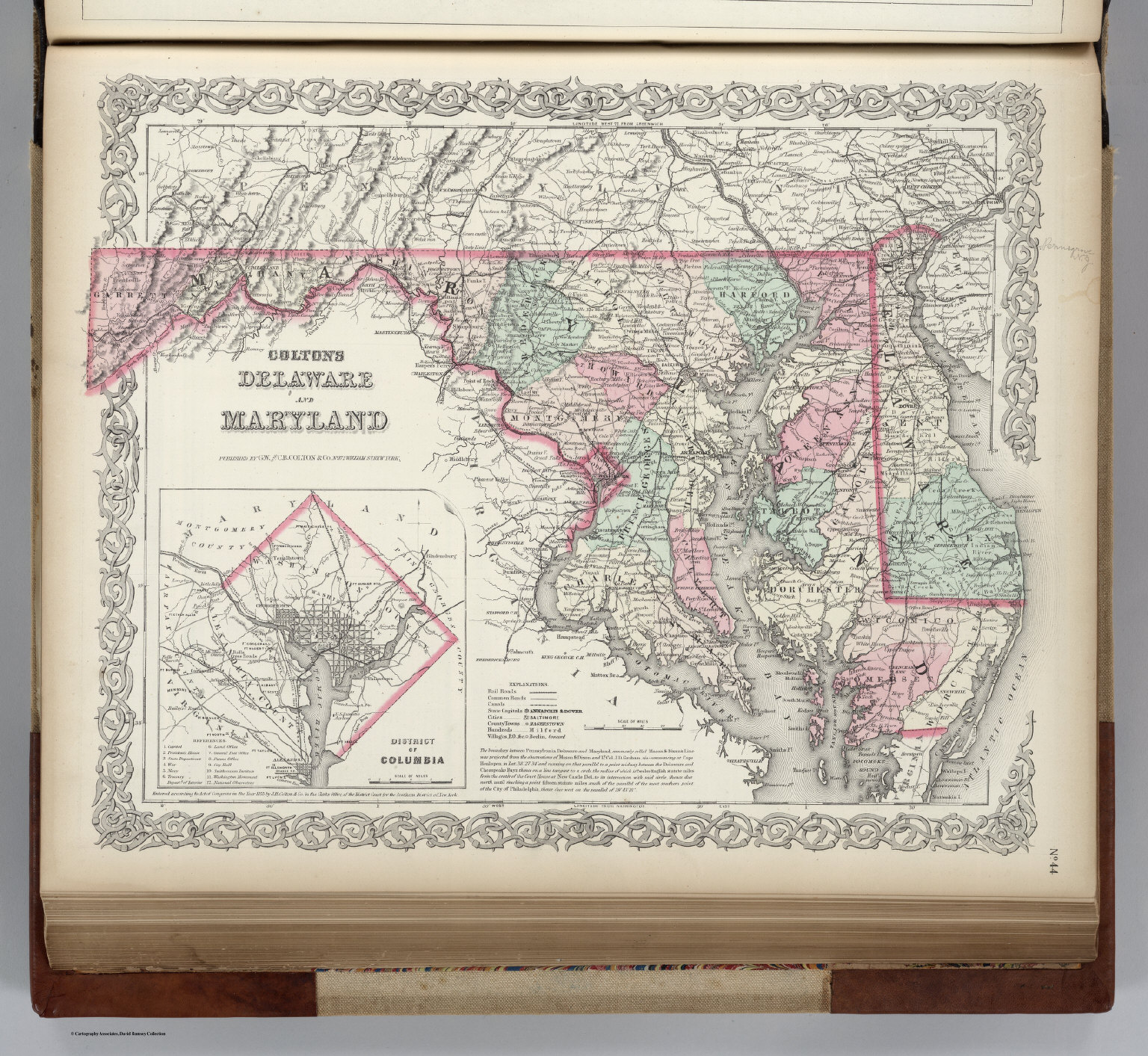 Delaware And Maryland. - David Rumsey Historical Map Collection