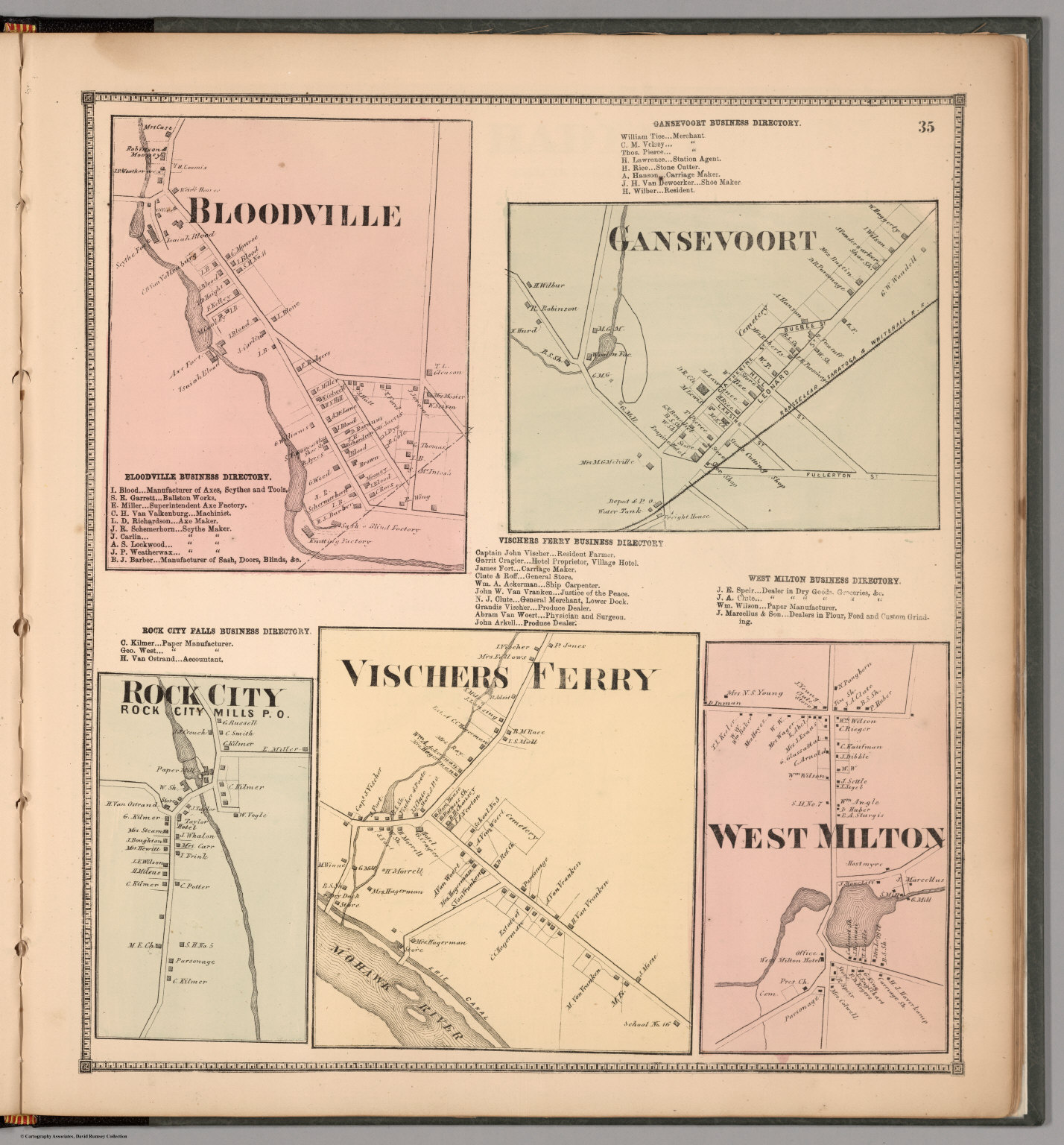 Bloodville (Ballston Spa). Gansevoort. Rock City (Rock City Falls