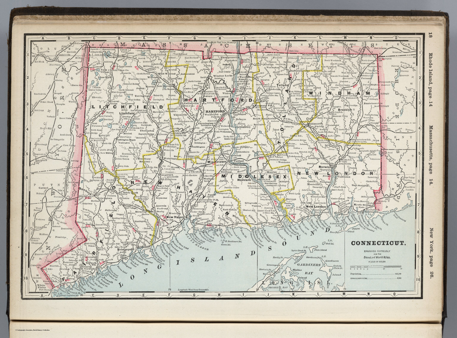 Connecticut David Rumsey Historical Map Collection