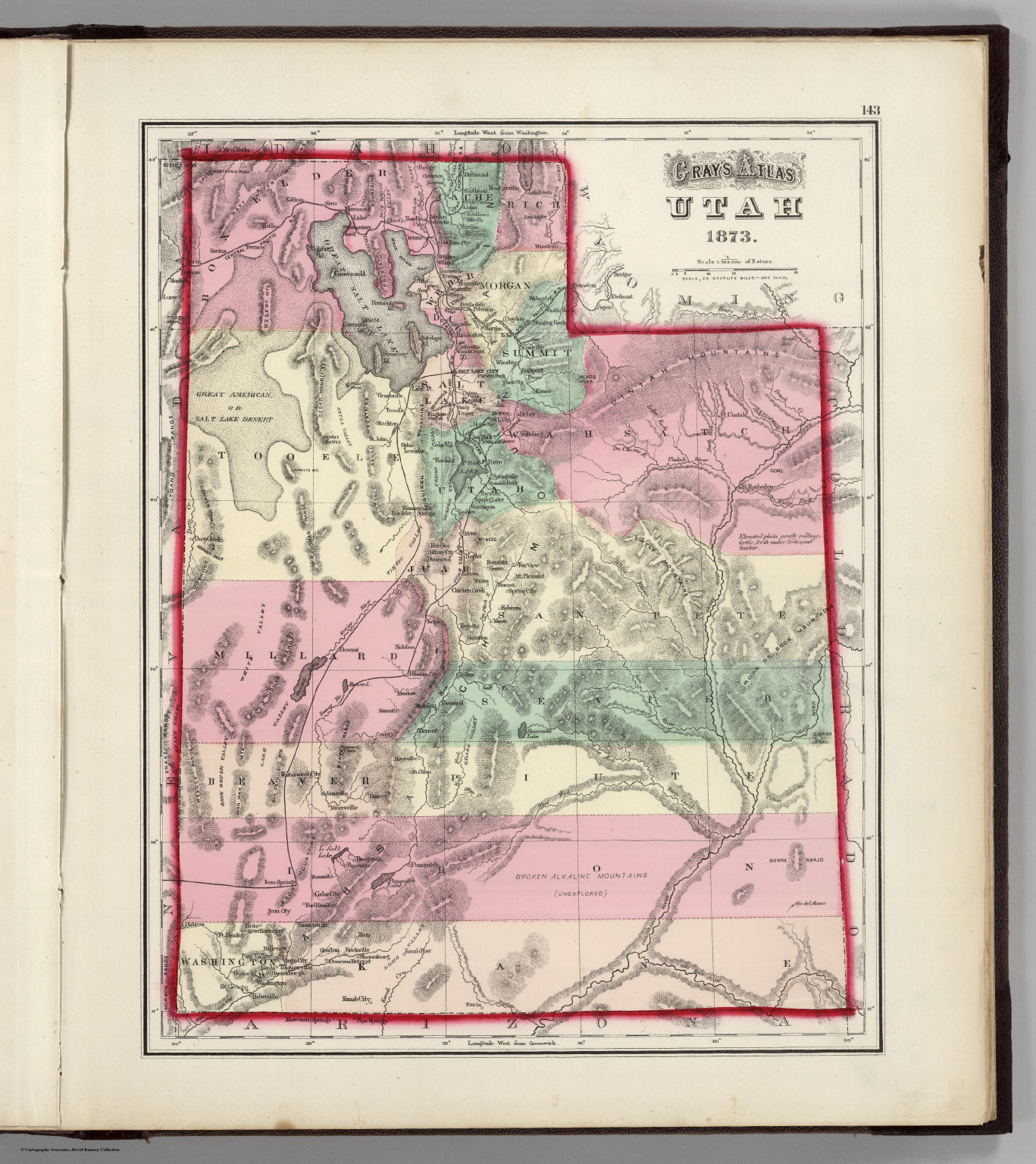 Utah David Rumsey Historical Map Collection