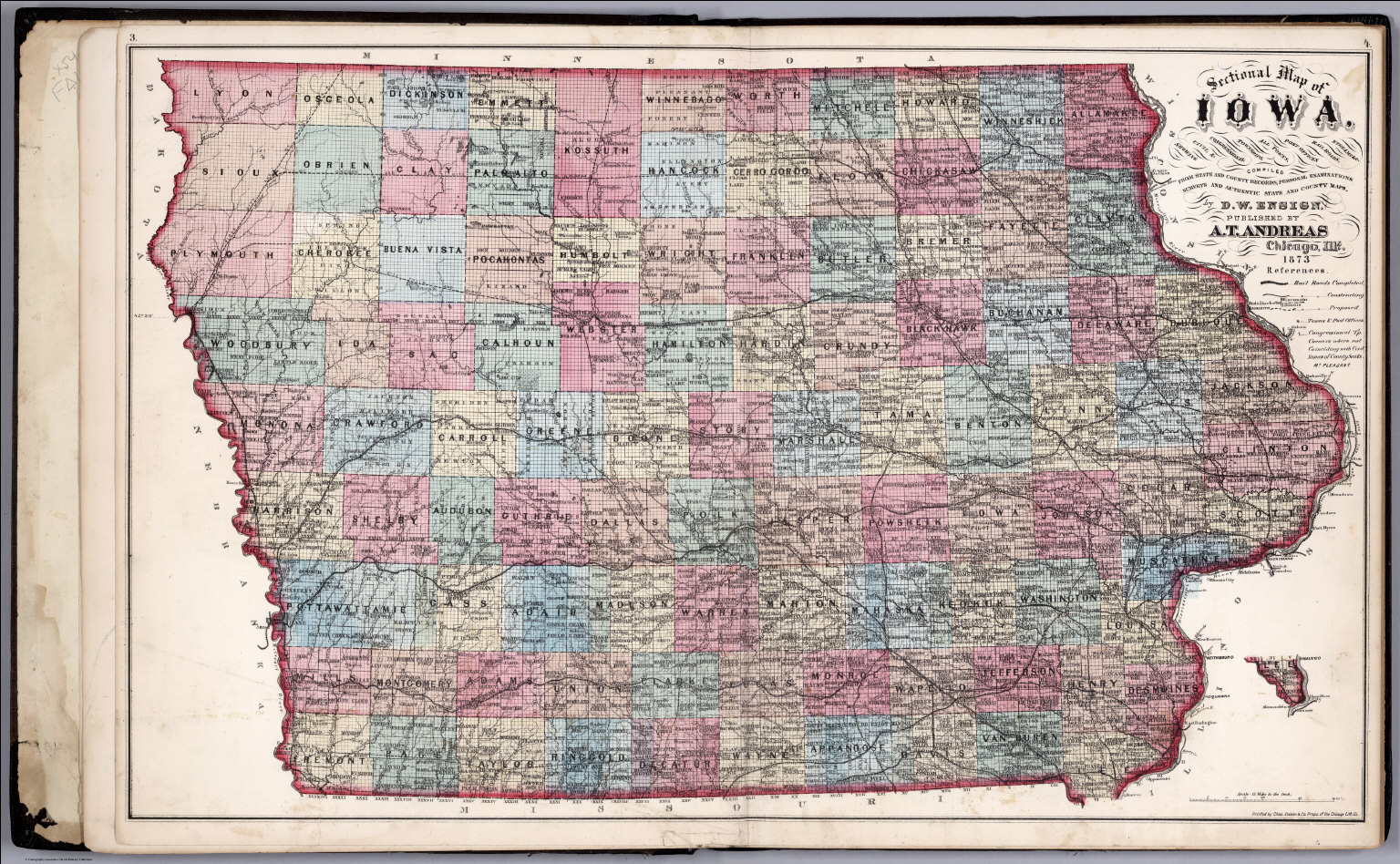 Iowa. - David Rumsey Historical Map Collection