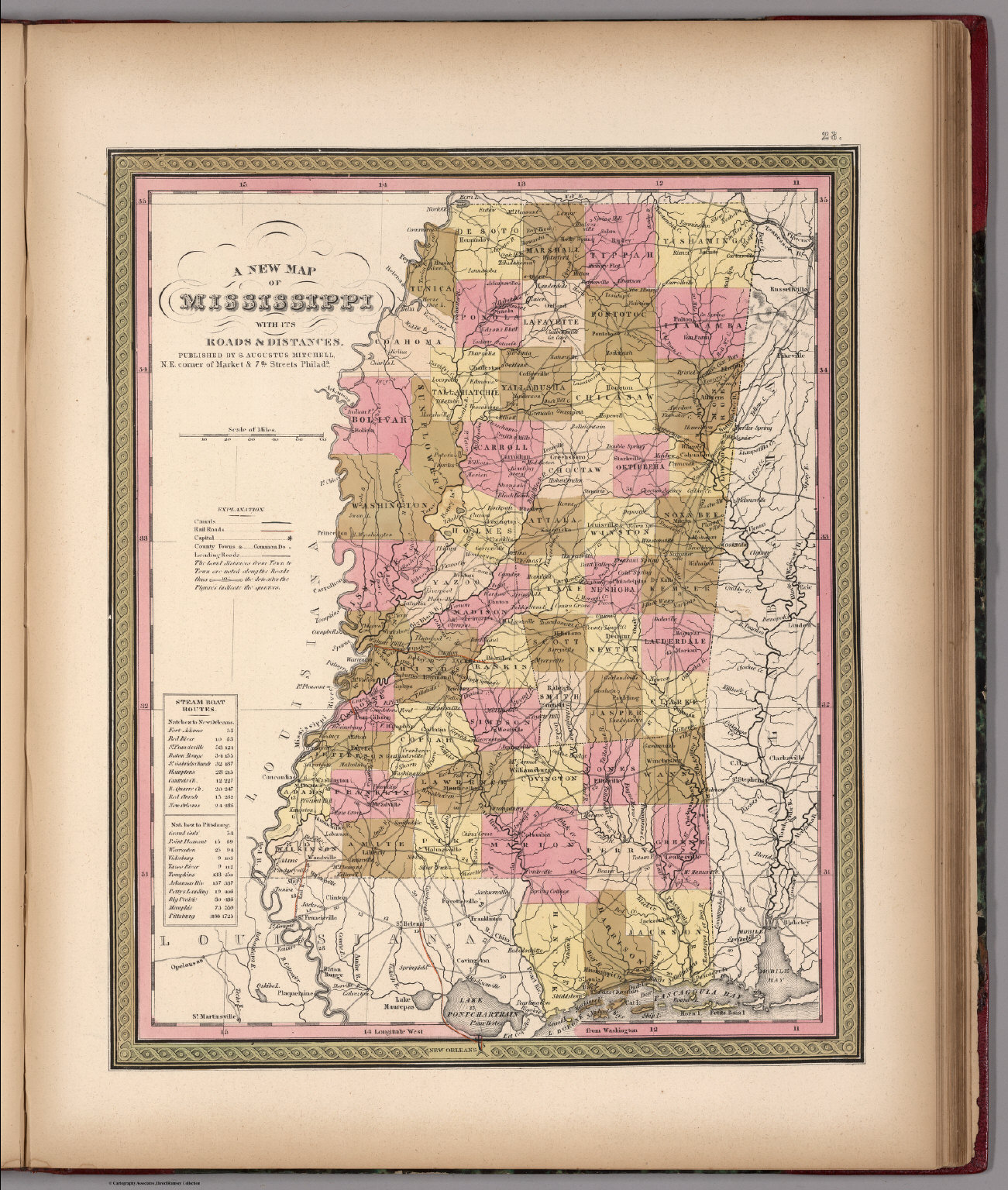 Mississippi David Rumsey Historical Map Collection 5418