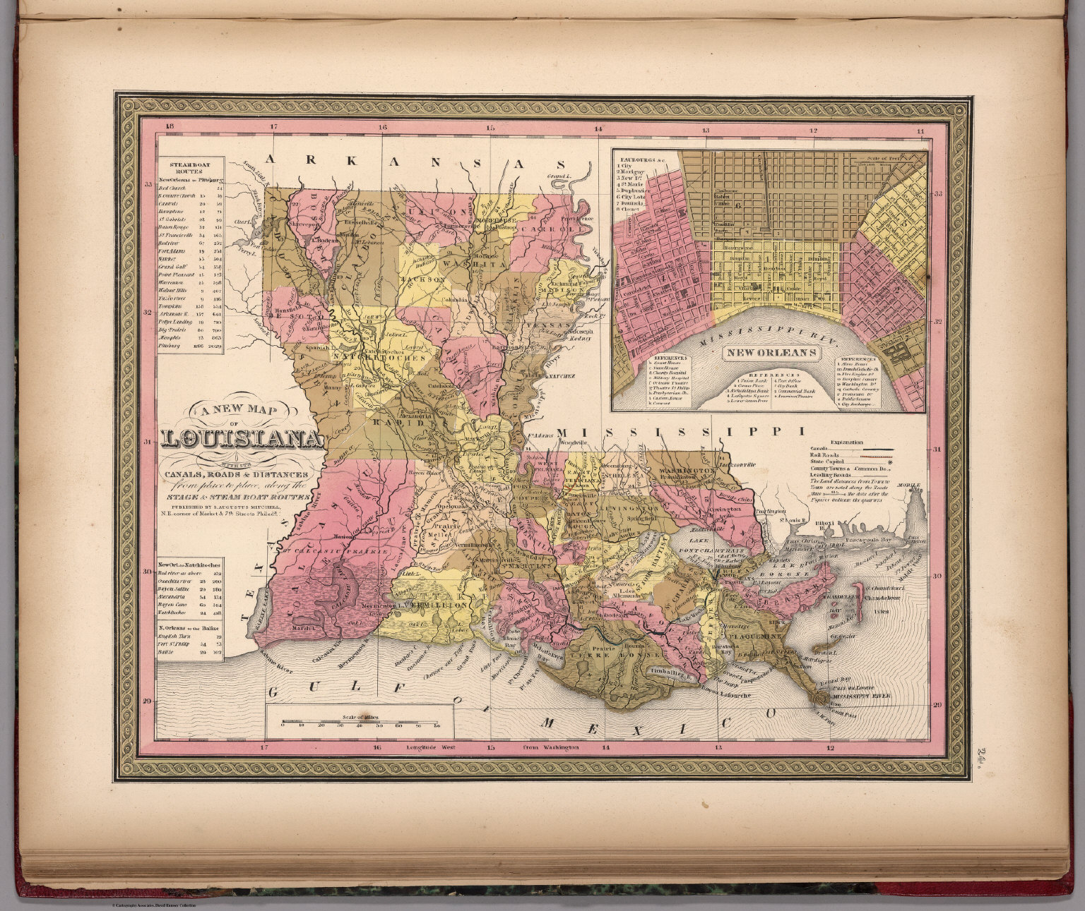 Louisiana David Rumsey Historical Map Collection 6835