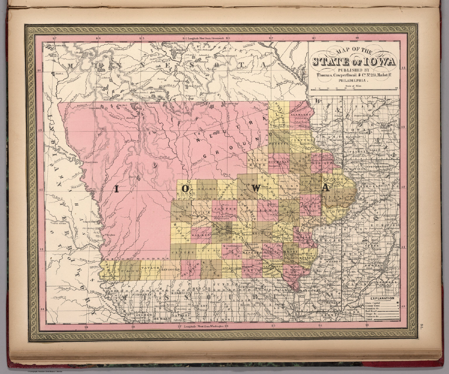 Iowa David Rumsey Historical Map Collection 0885