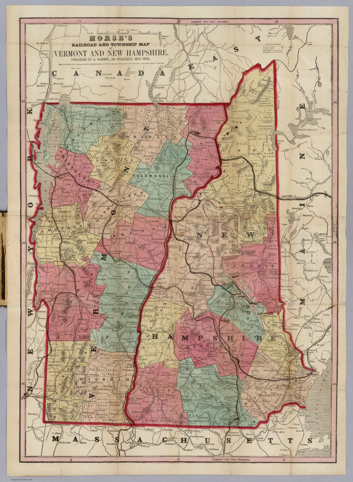 Map Of Vermont And New Hampshire - Maps For You