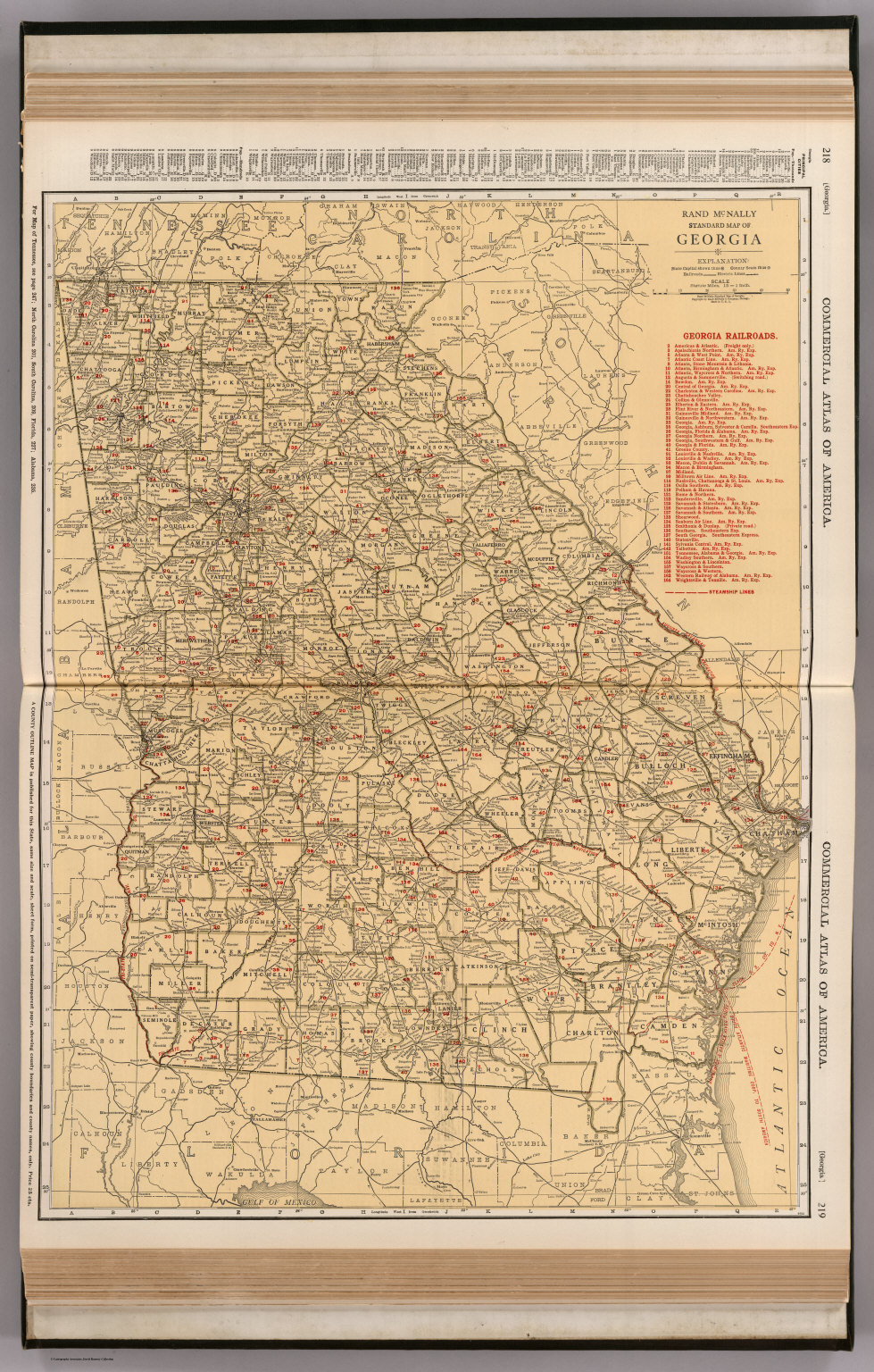 Georgia David Rumsey Historical Map Collection 1065