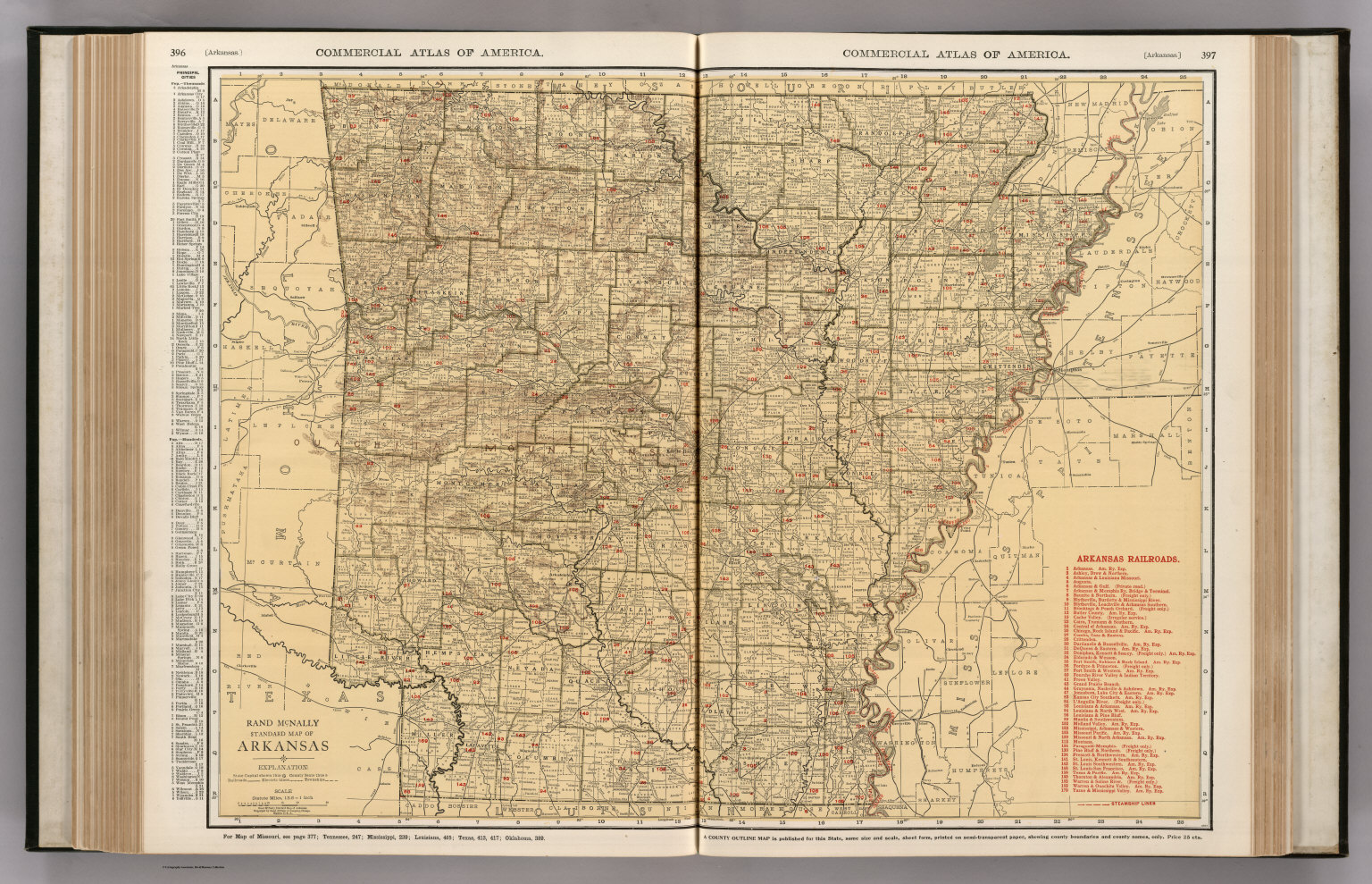 Arkansas David Rumsey Historical Map Collection 5708